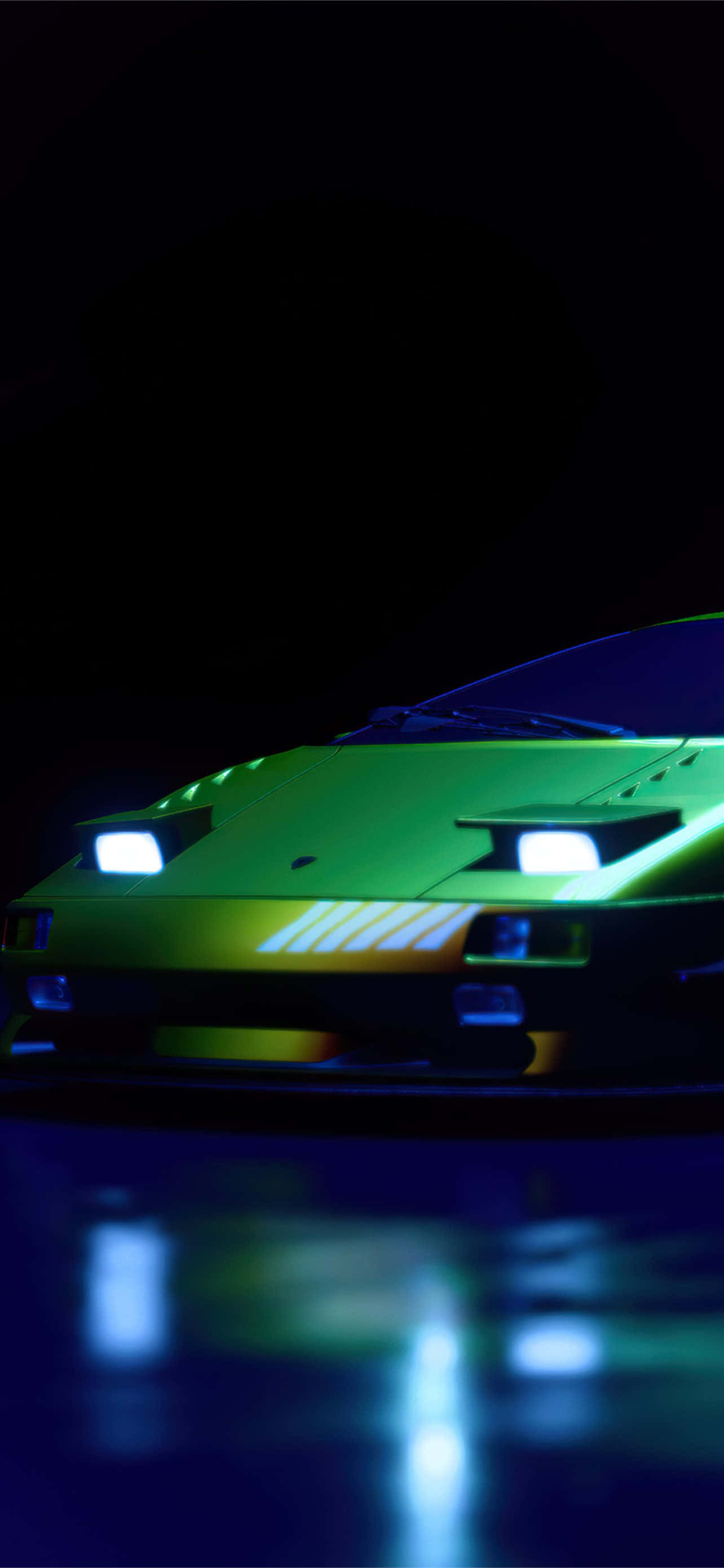 Pixel 3 Need For Speed Arkaplanı Koyu Sarı Lamborghini Duvar Kağıdı