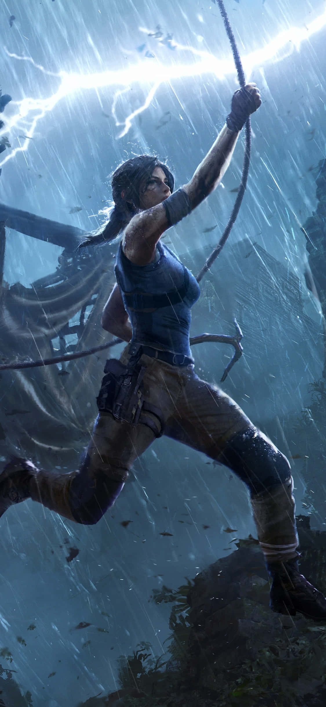 Pixel 3 Shadow Of The Tomb Raider ile gizli bir macera dünyasının kilidini açın. Duvar Kağıdı