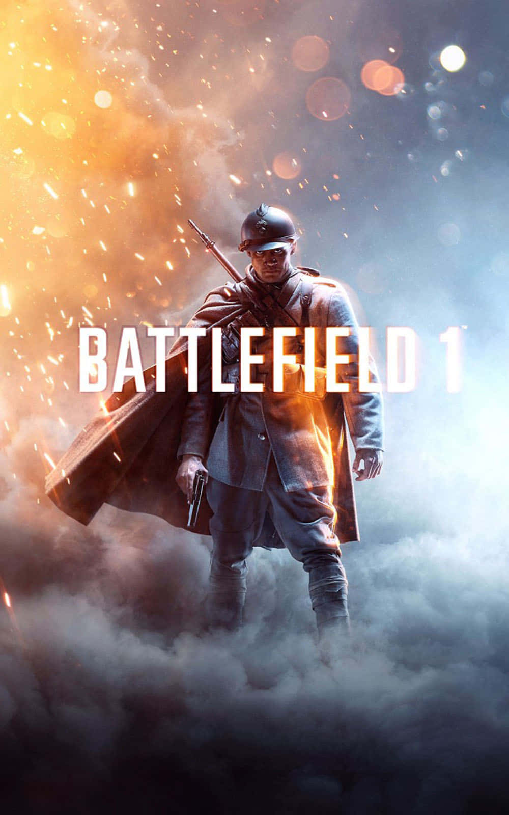 Pixel 3xl Battlefield 1 Arka Plan Posteri Asker Aşağı Bakıyor Duvar Kağıdı