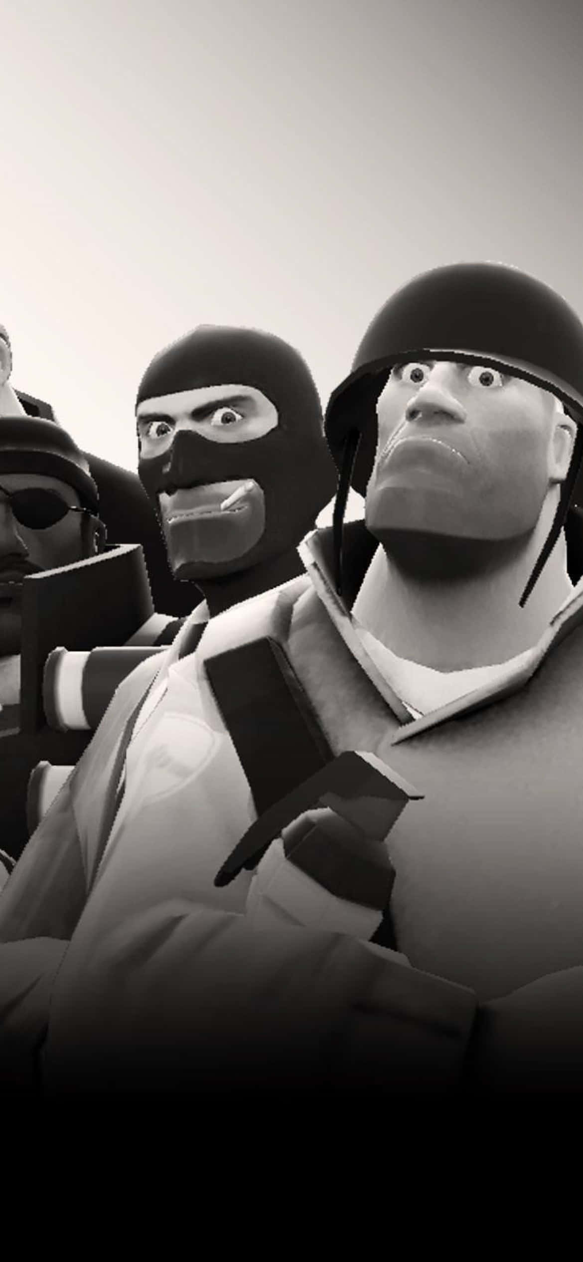 Pixel 3xl Team Fortress 2 Arkaplanı Casus ve Asker Duvar Kağıdı