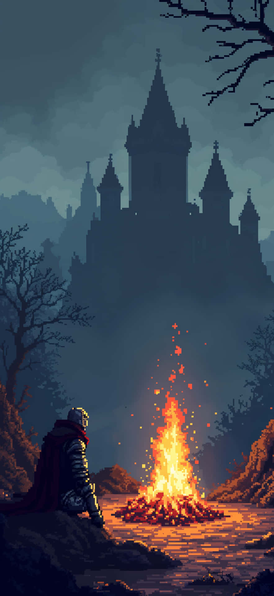 Pixel, Pixel Art, Pixel Art Resimleri, oyun duvar kağıdı, Oyun, Video Oyunu, Dark Souls, Mobil, Dark Souls 3, Dark Souls 3 Resimleri