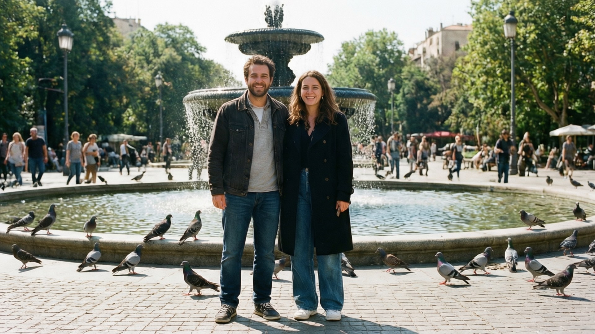 Plaza Eğlencesi Duvar Kağıdı