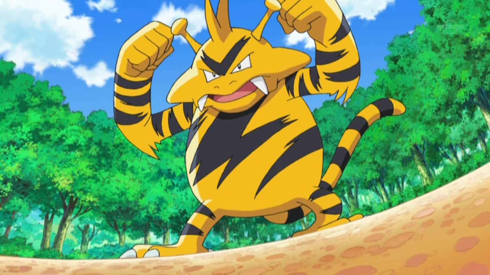 Pokemon Anime'sinde Electabuzz Duvar Kağıdı