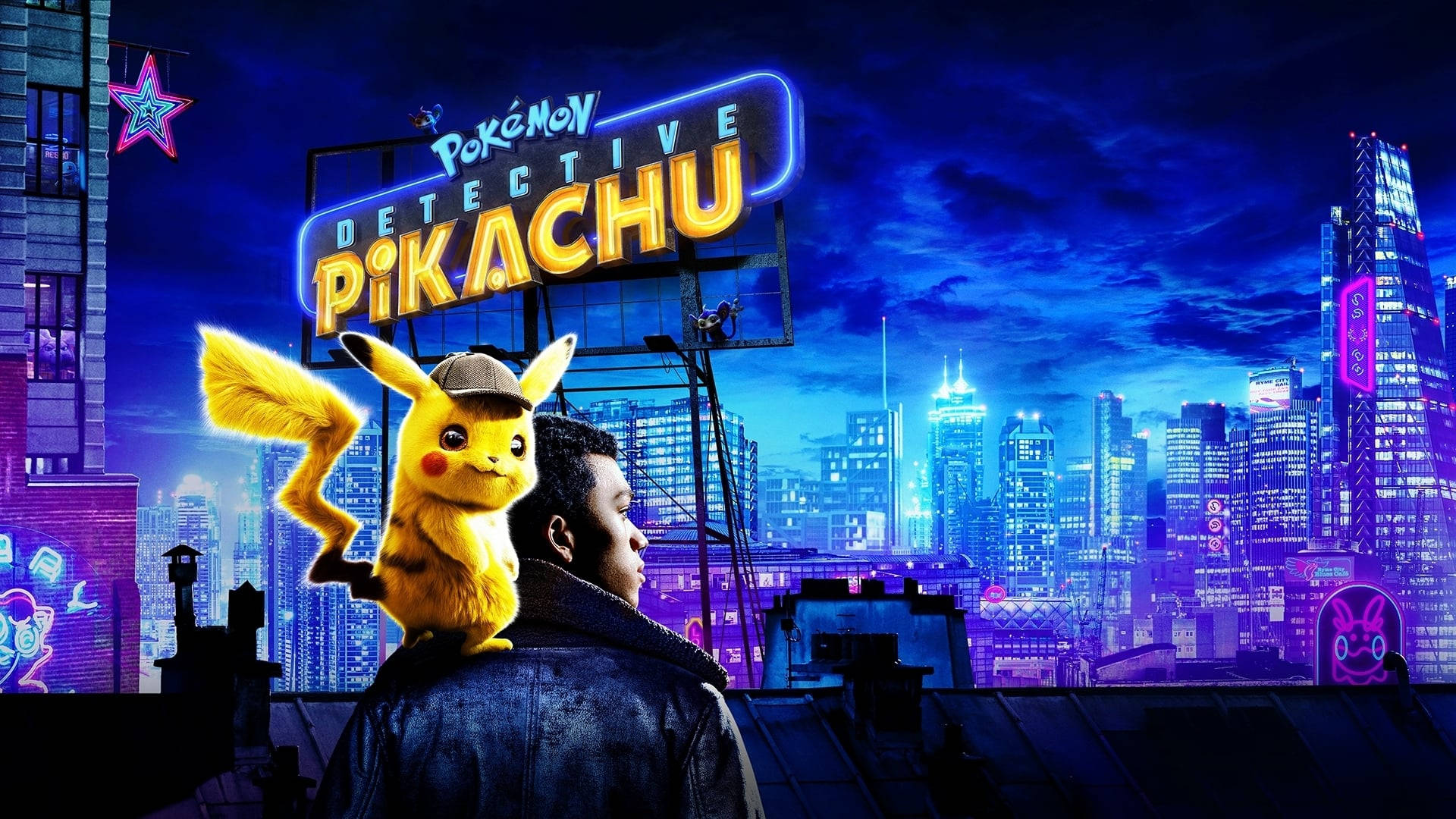 Pokemon Dedektif Pikachu Justice Smith Duvar Kağıdı