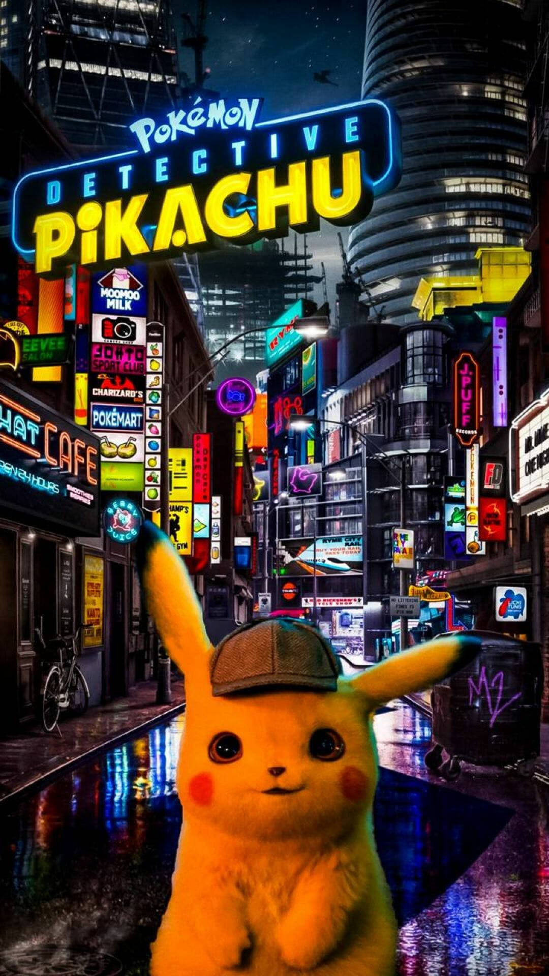 Pokémon Dedektif Pikachu Posteri Duvar Kağıdı