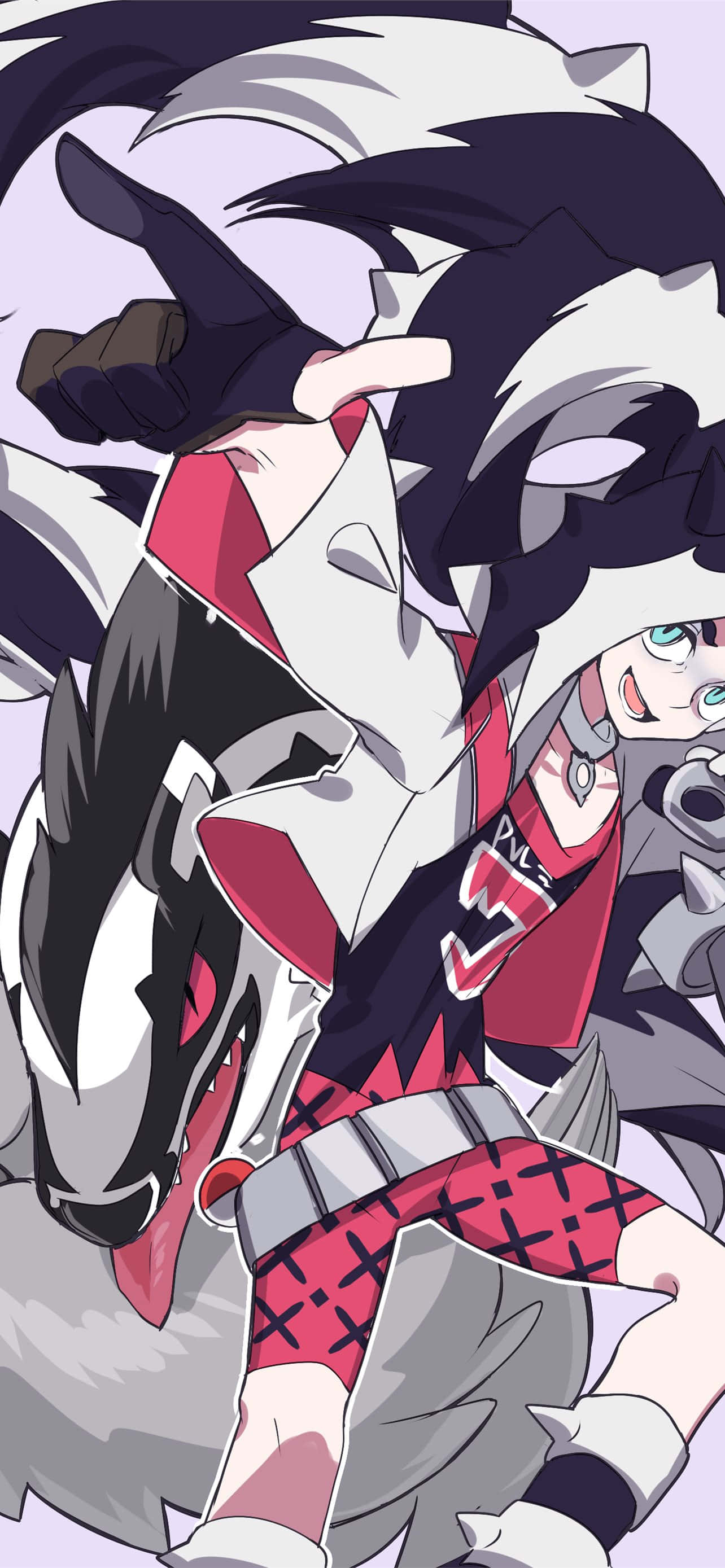 Pokemon Eğitmeni Piers ve Obstagoon Duvar Kağıdı