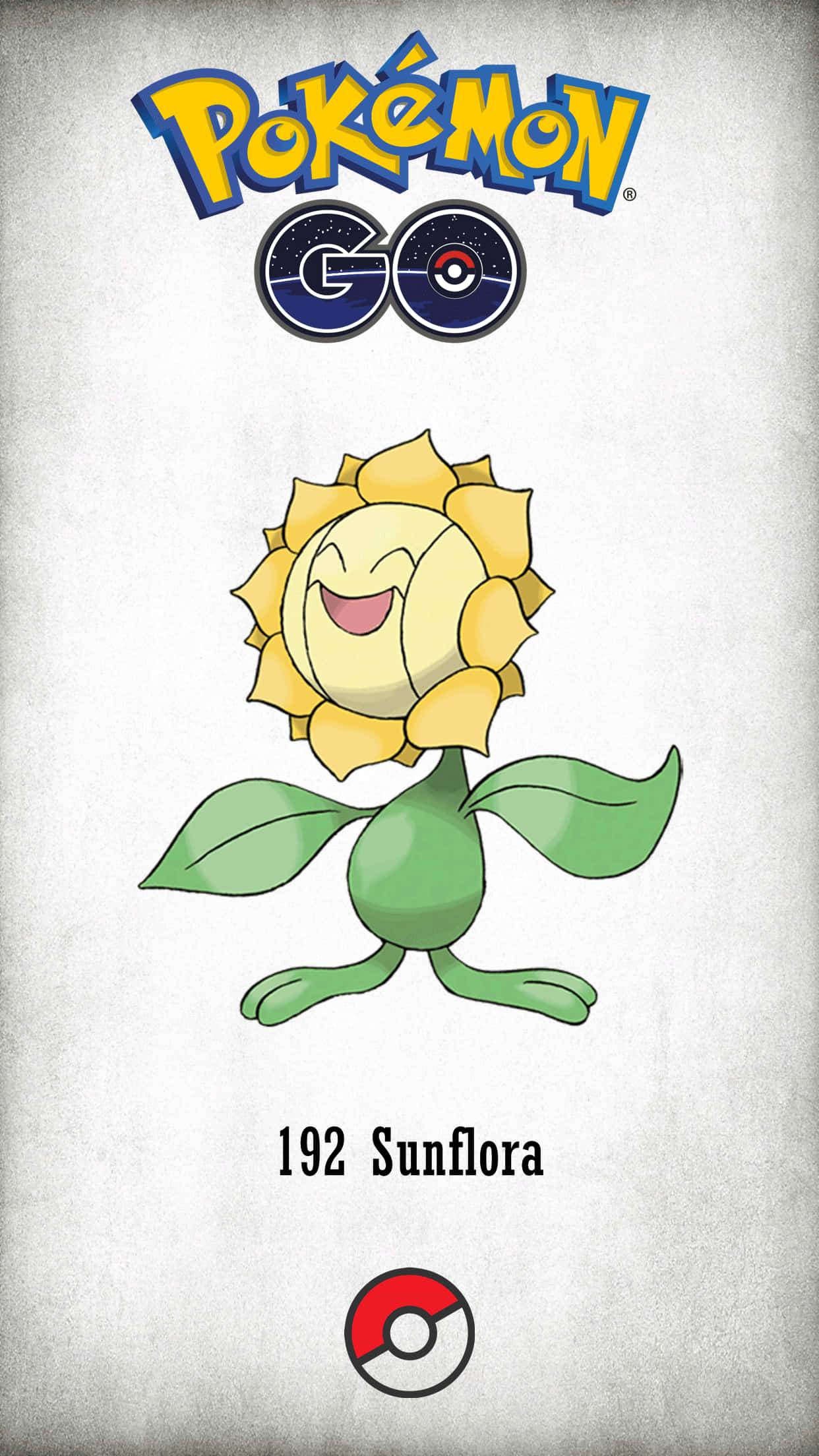Pokemon Go'da Sunflora Duvar Kağıdı