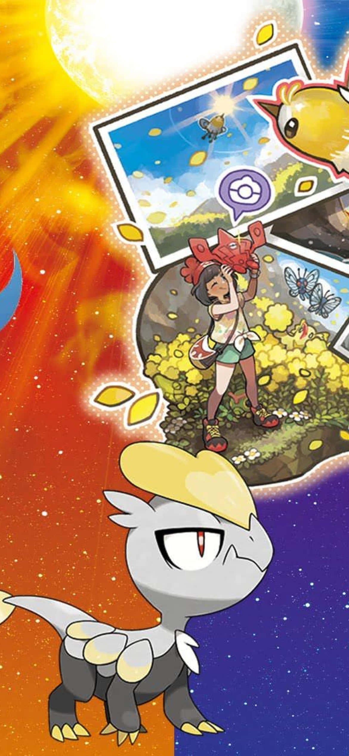 Pokemon Güneş ve Ay'da Jangmo-o Duvar Kağıdı