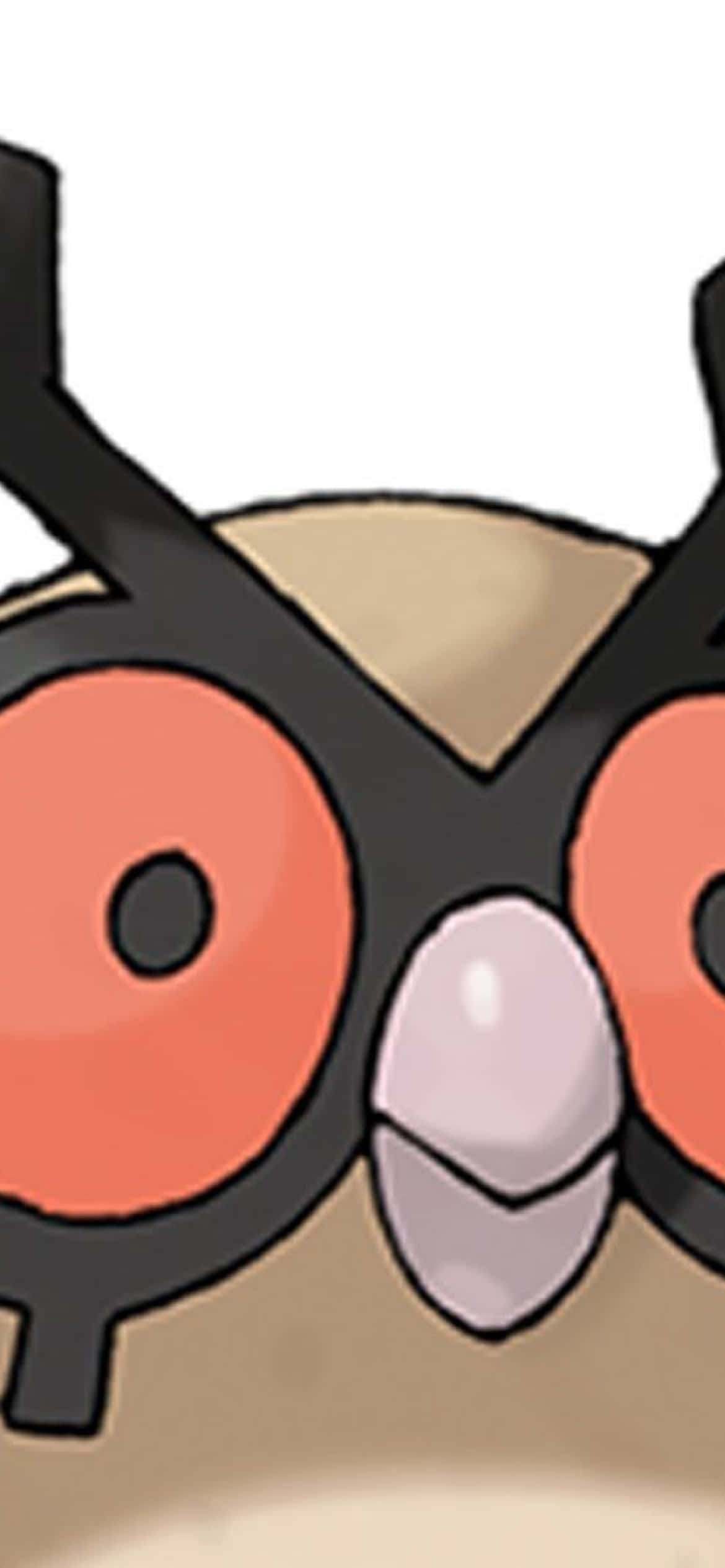 Pokemon Hoothoot Yüzü Yakın Çekim Duvar Kağıdı