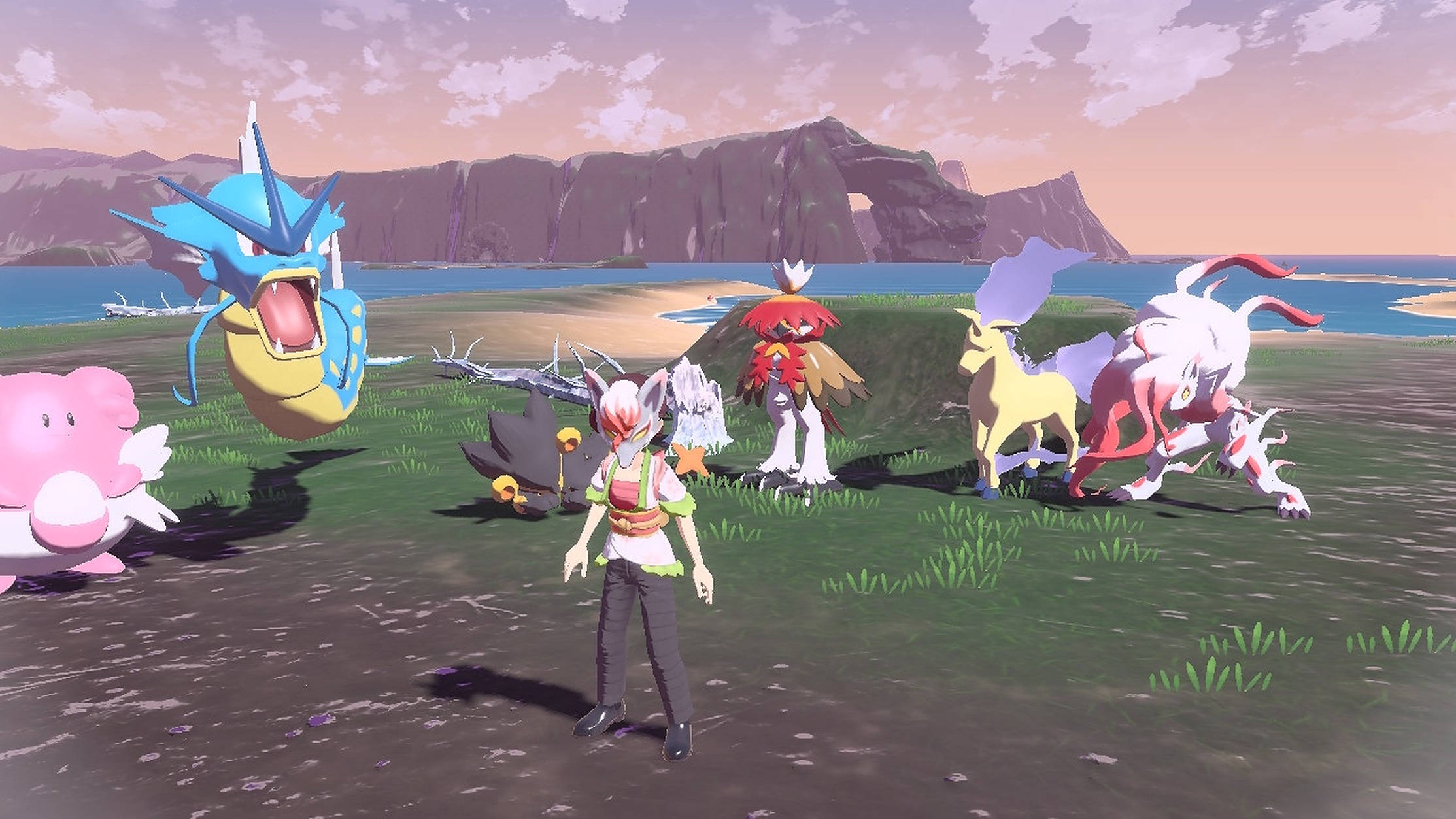 Pokemon Legends Arceus Kıyı Şeridi Duvar Kağıdı