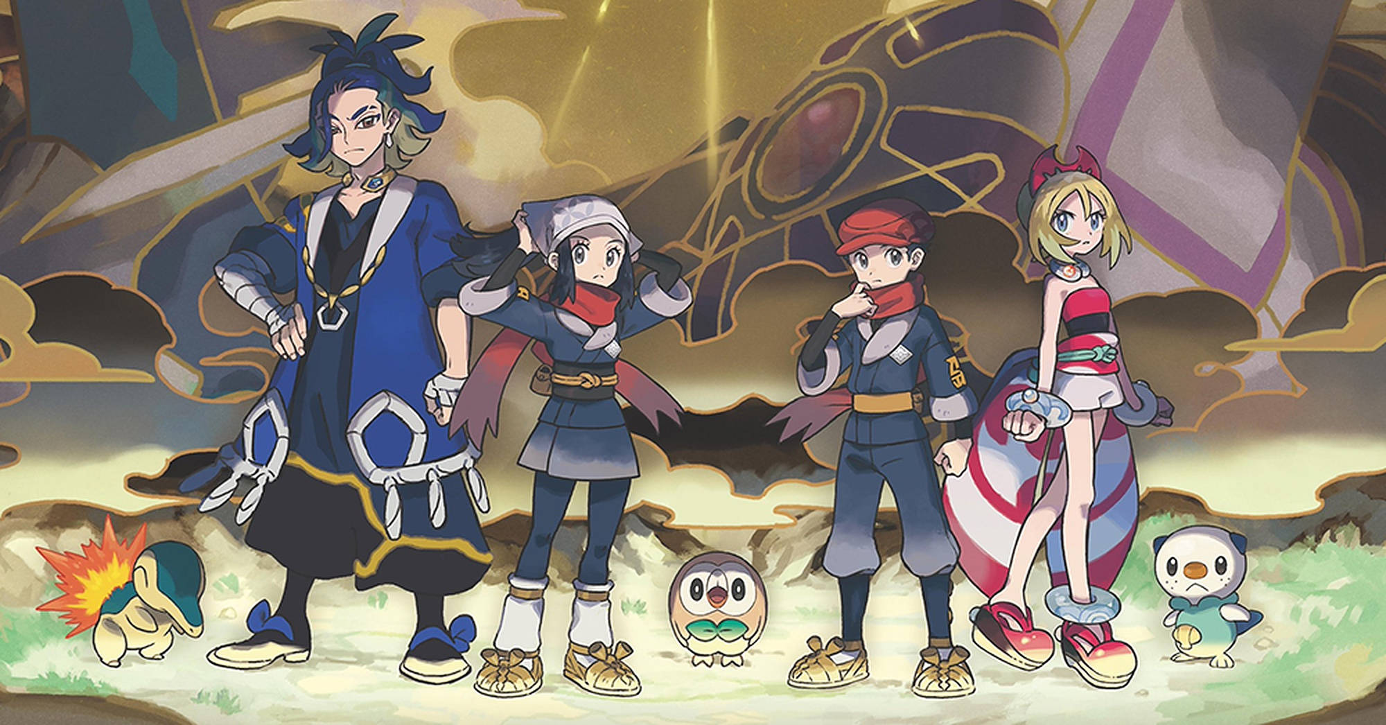 Pokemon Legends Arceus Hayali Karakterler Duvar Kağıdı