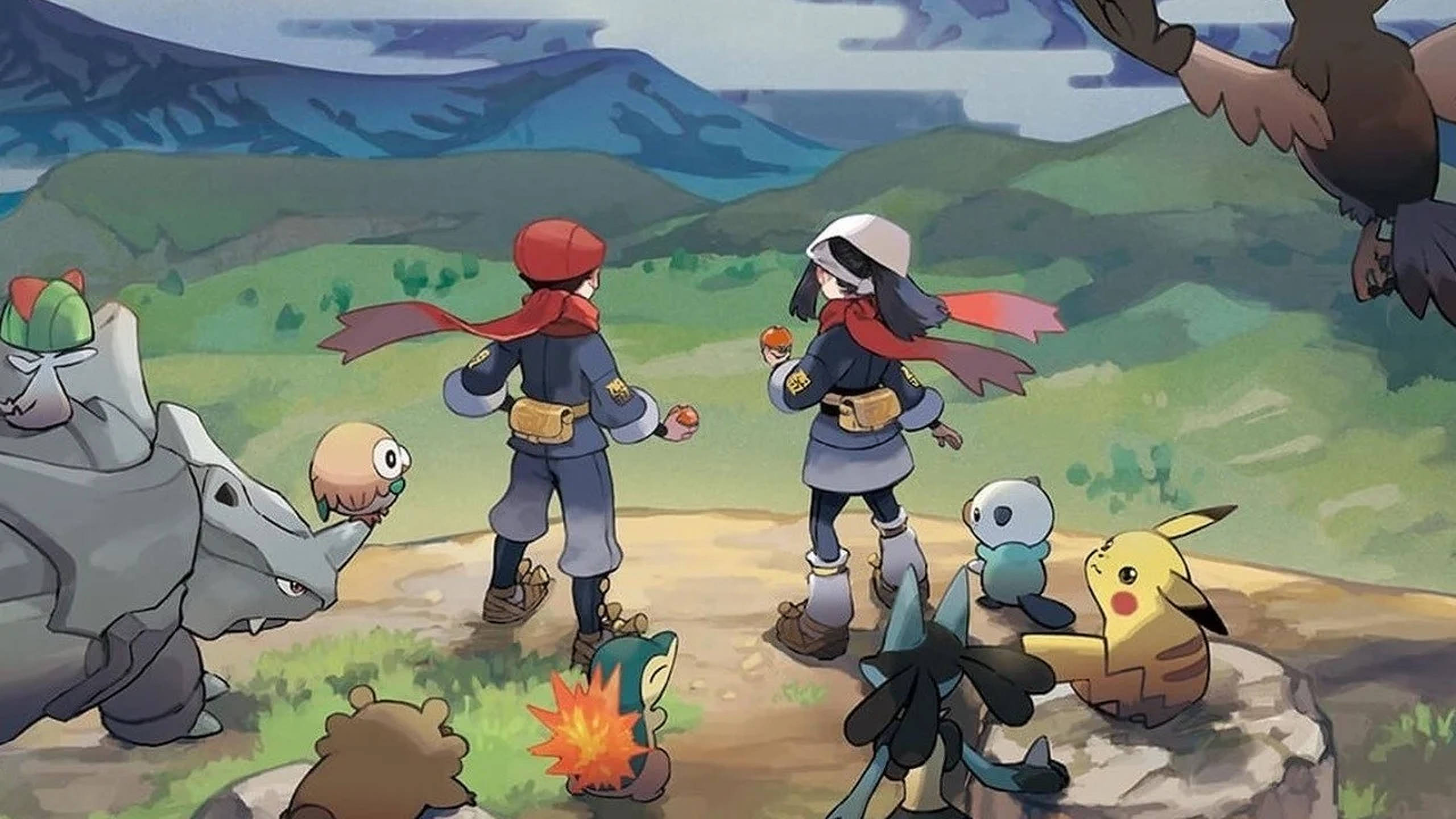 Pokemon Legends Arceus Dağ Zirvesi Duvar Kağıdı