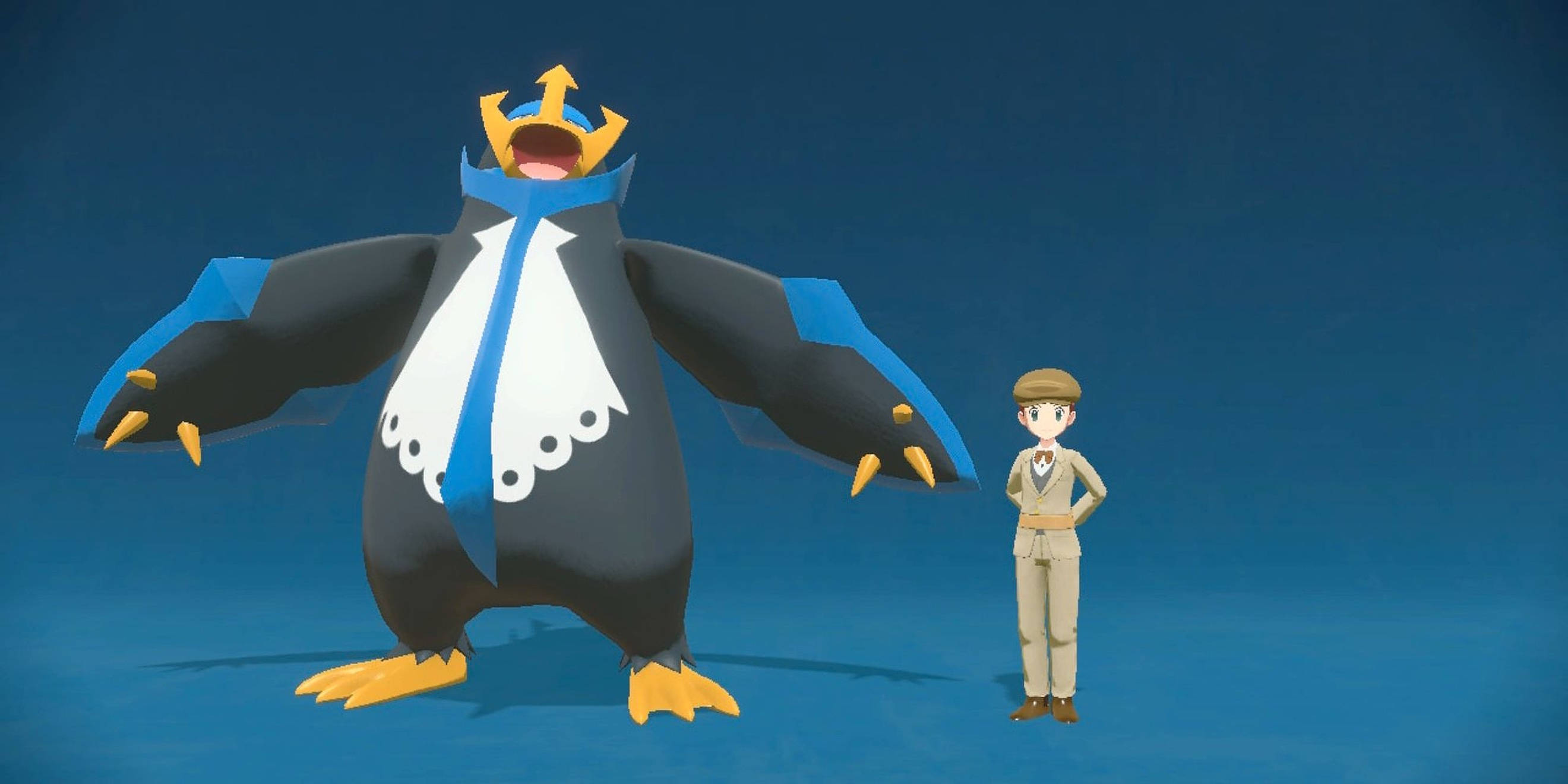 Pokemon Legends Arceus Büyük Empoleon Duvar Kağıdı