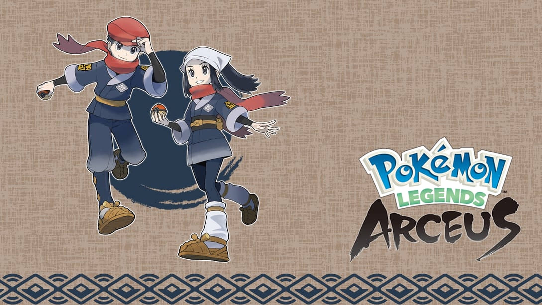 Pokemon Legends Arceus Akari ve Rei Duvar Kağıdı