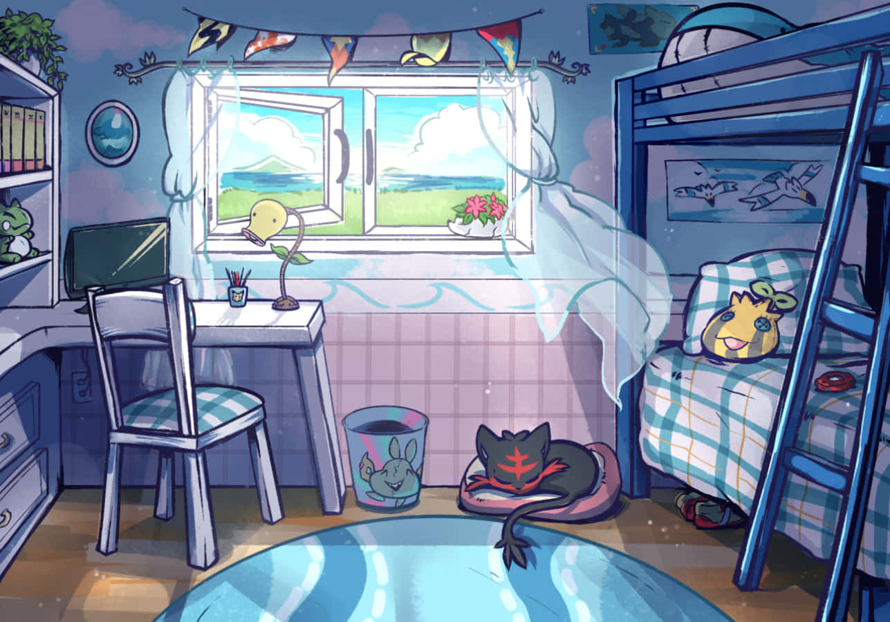 pokemon yatak odası sassy tarafından Duvar Kağıdı
