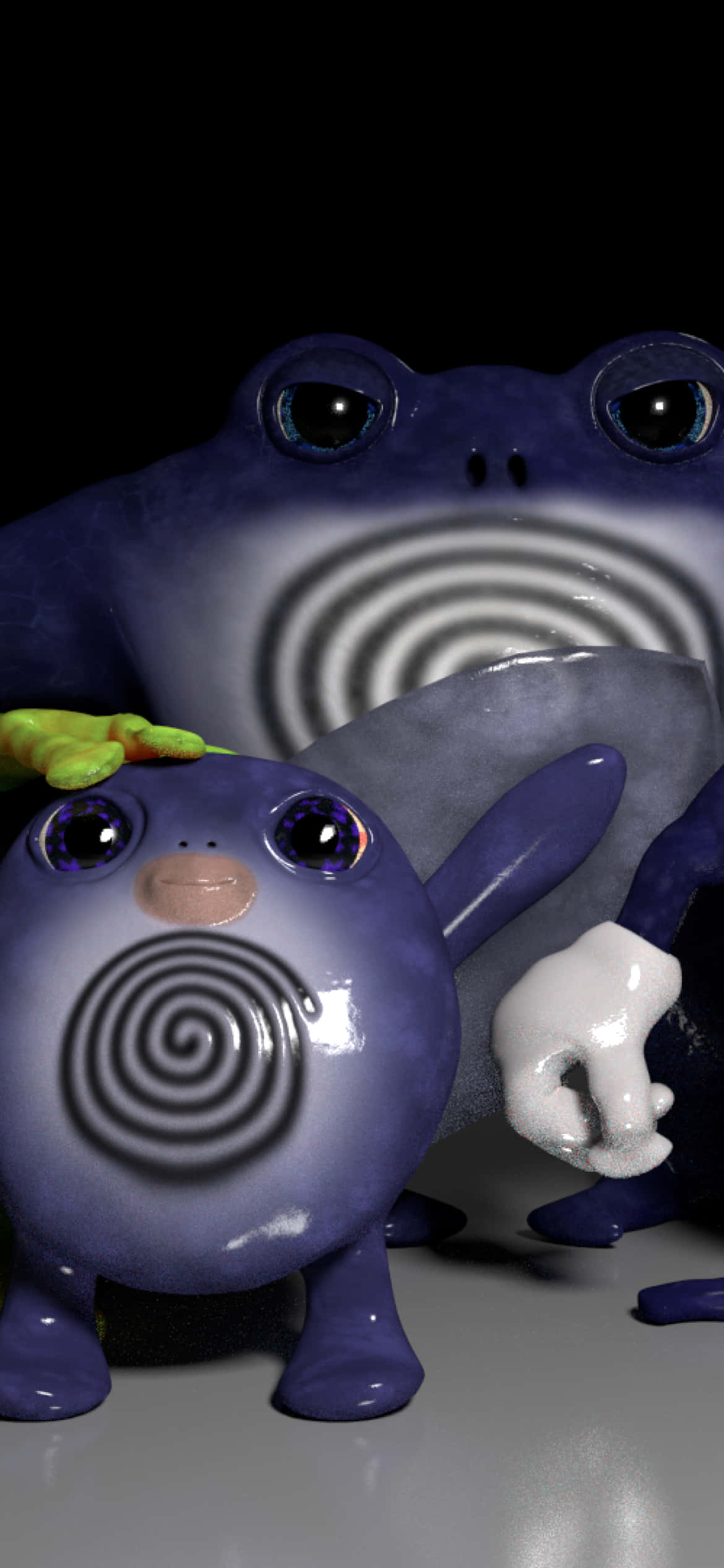 Poliwag ve Poliwrath Duvar Kağıdı