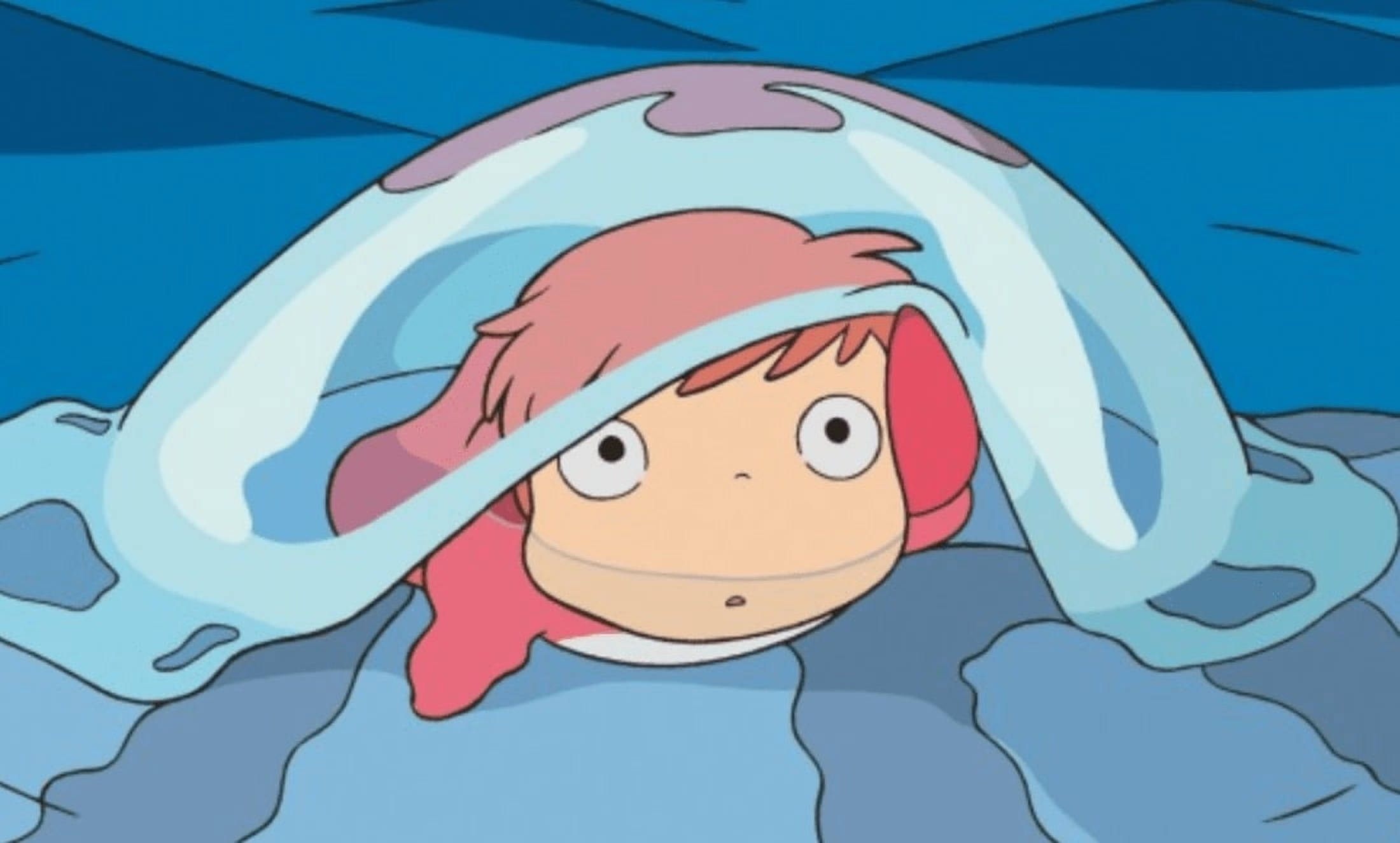 Ponyo Anime Çocuklar Duvar Kağıdı