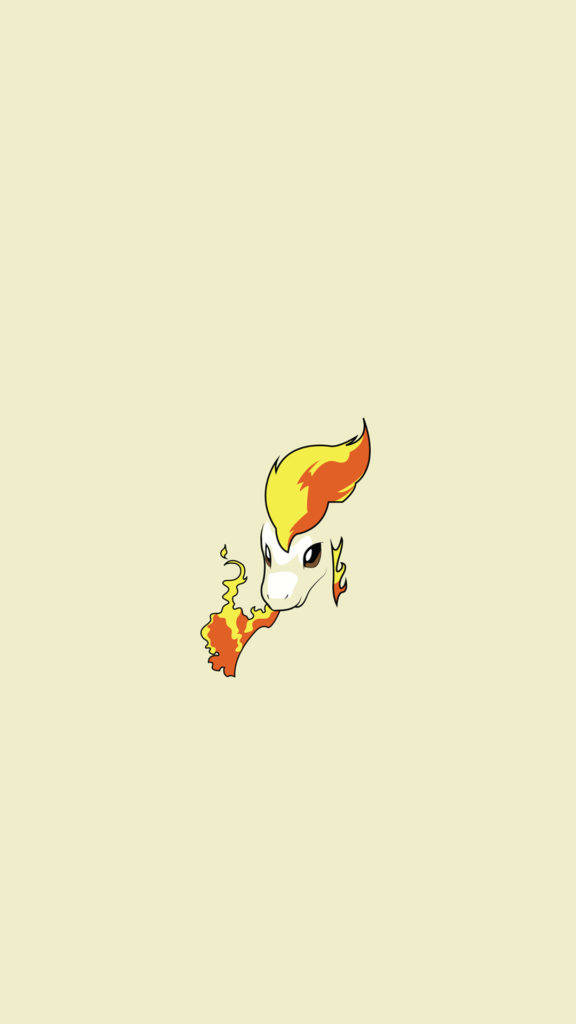 Ponyta Ateşli Yüz Pokemon iPhone Duvar Kağıdı