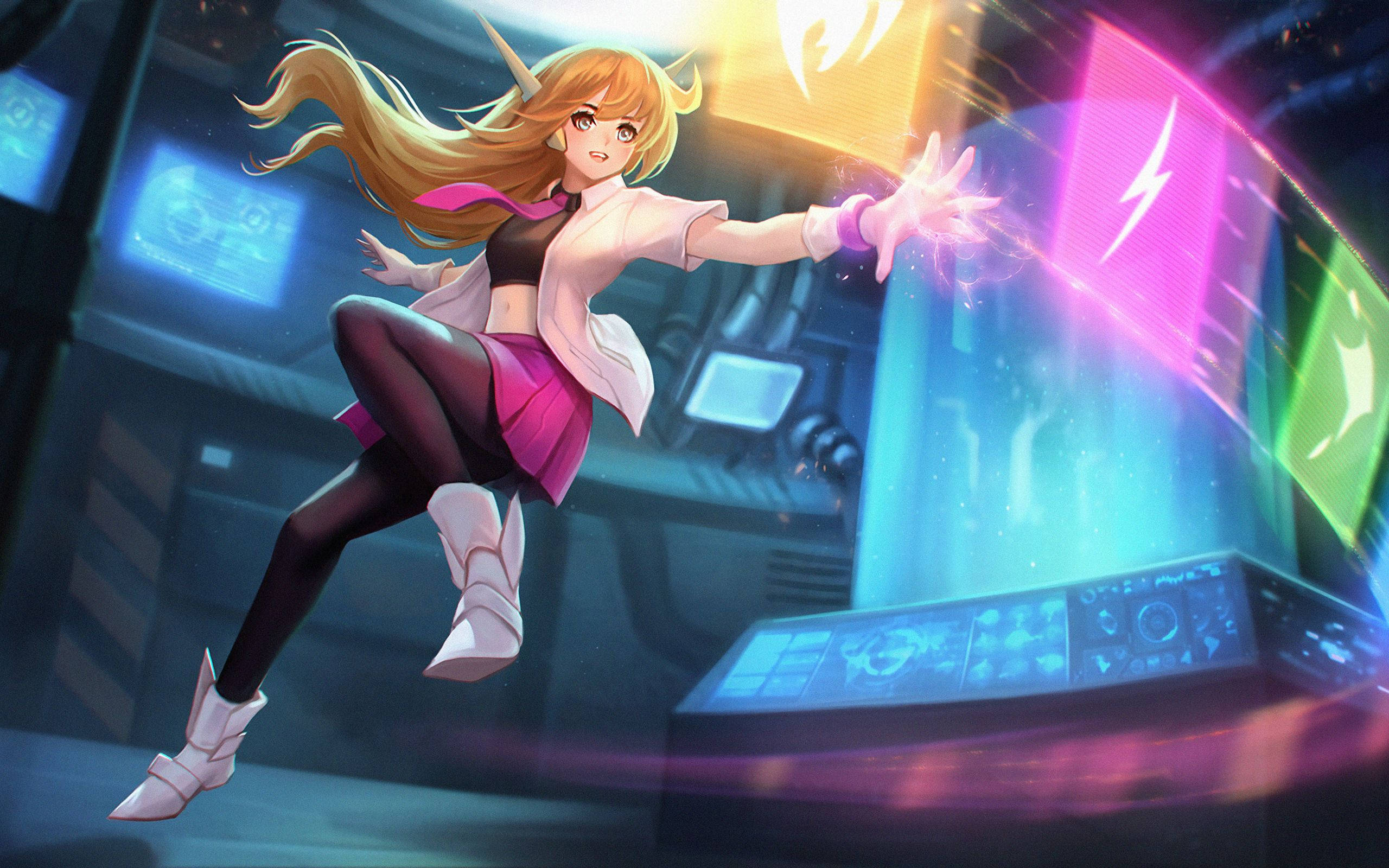 Pop Anime Dansı Duvar Kağıdı