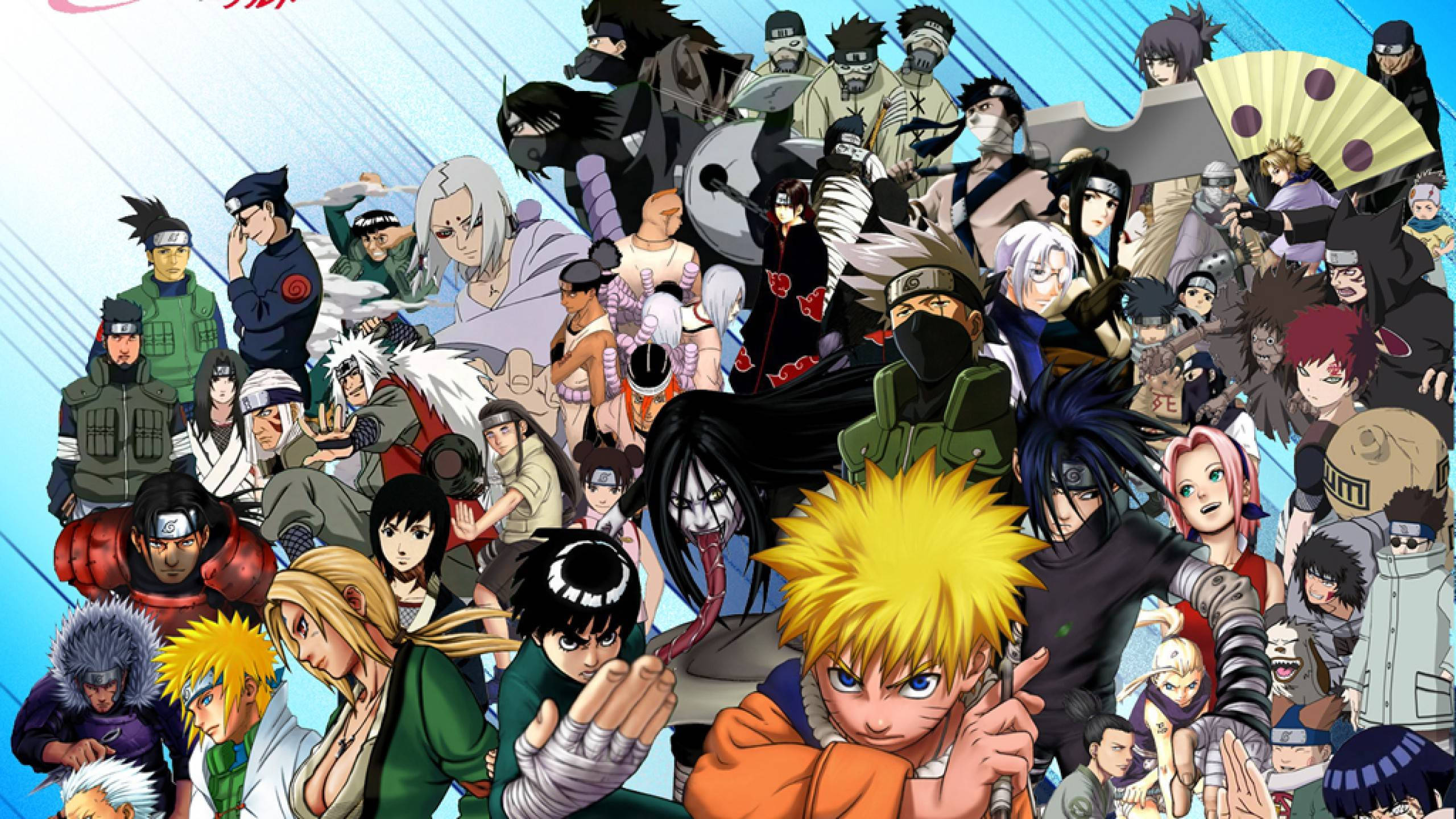 Popüler 'Naruto' serisinin karakterleri Duvar Kağıdı
