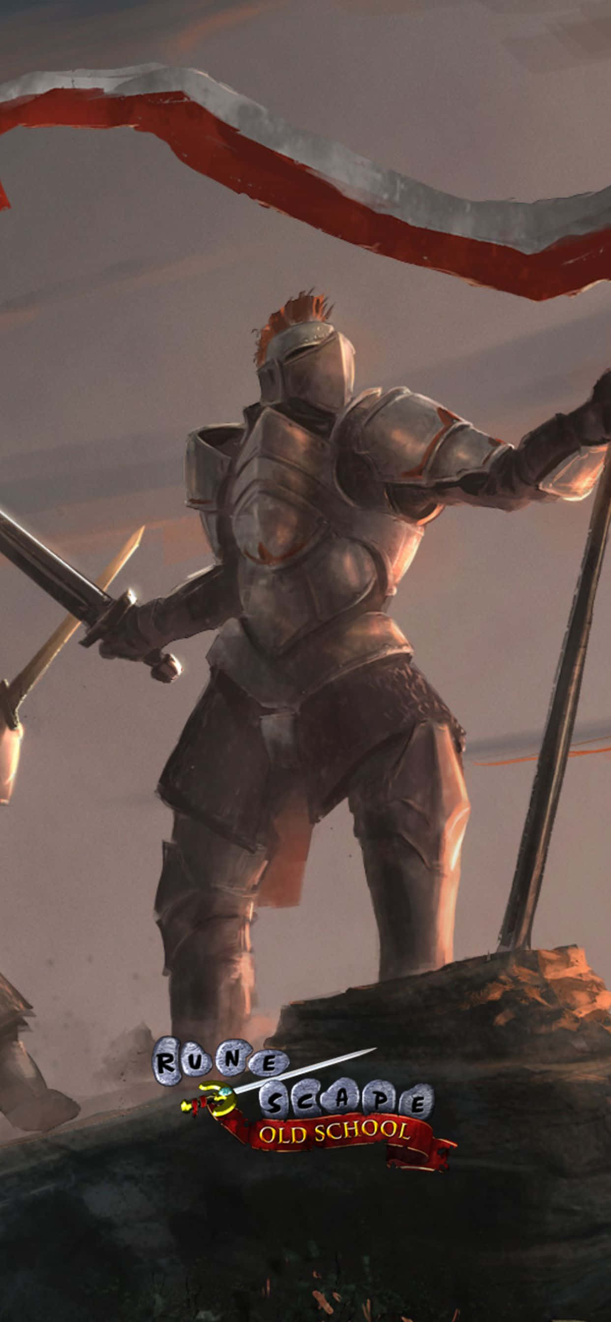 Portre Savaşçı iPhone XS Max Runescape Oldschool Arka Planı Duvar Kağıdı