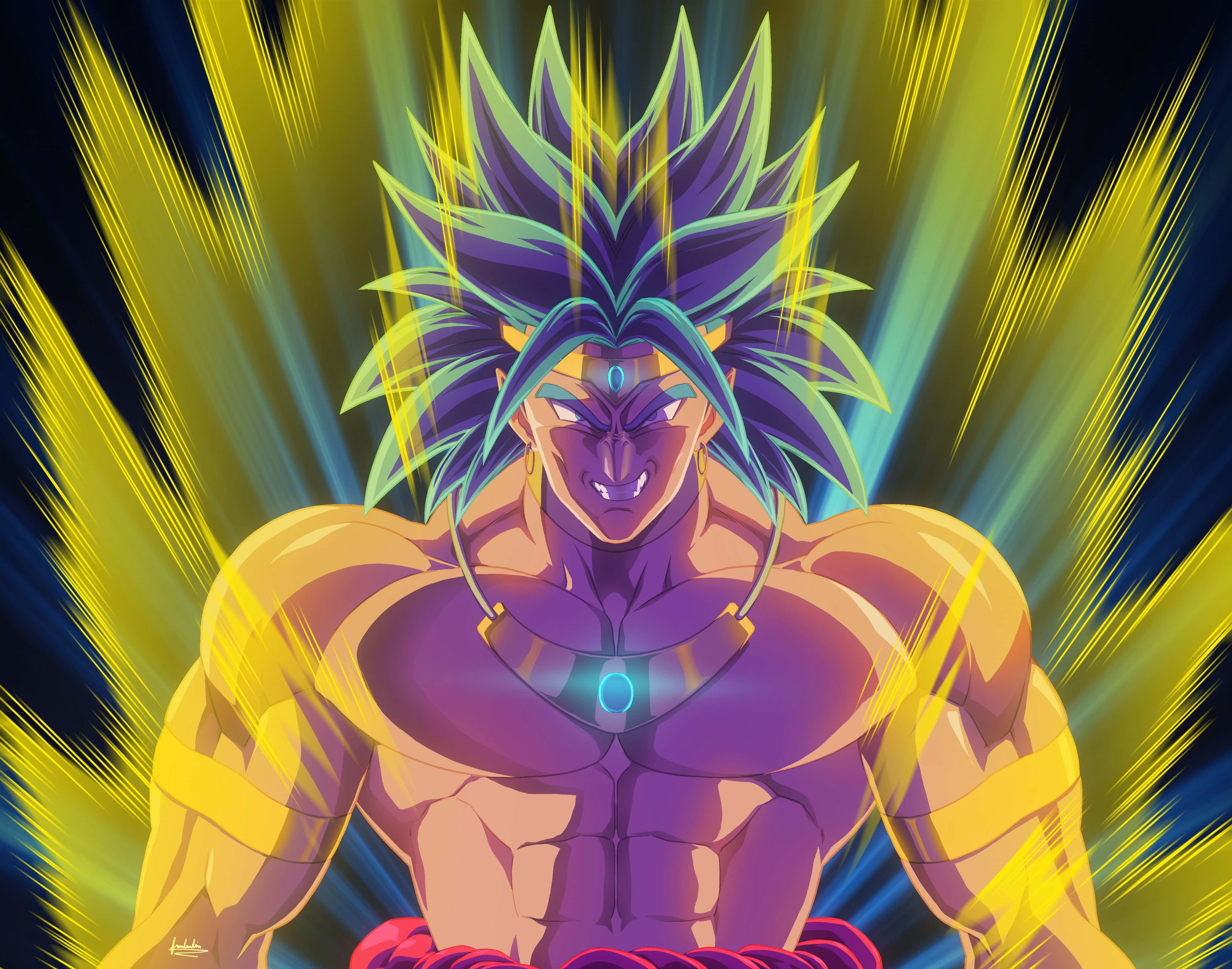 Power Rangers, Süper Broly ile başa çıkmak için toplandı Duvar Kağıdı