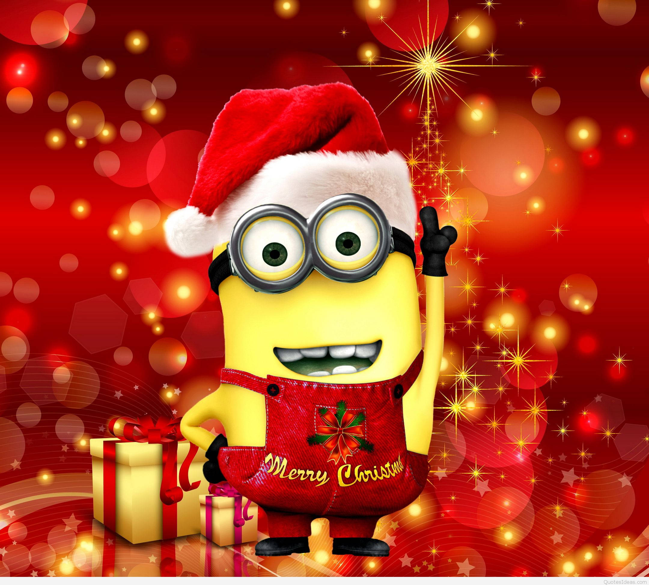 Preppy Minion Noel Duvar Kağıdı