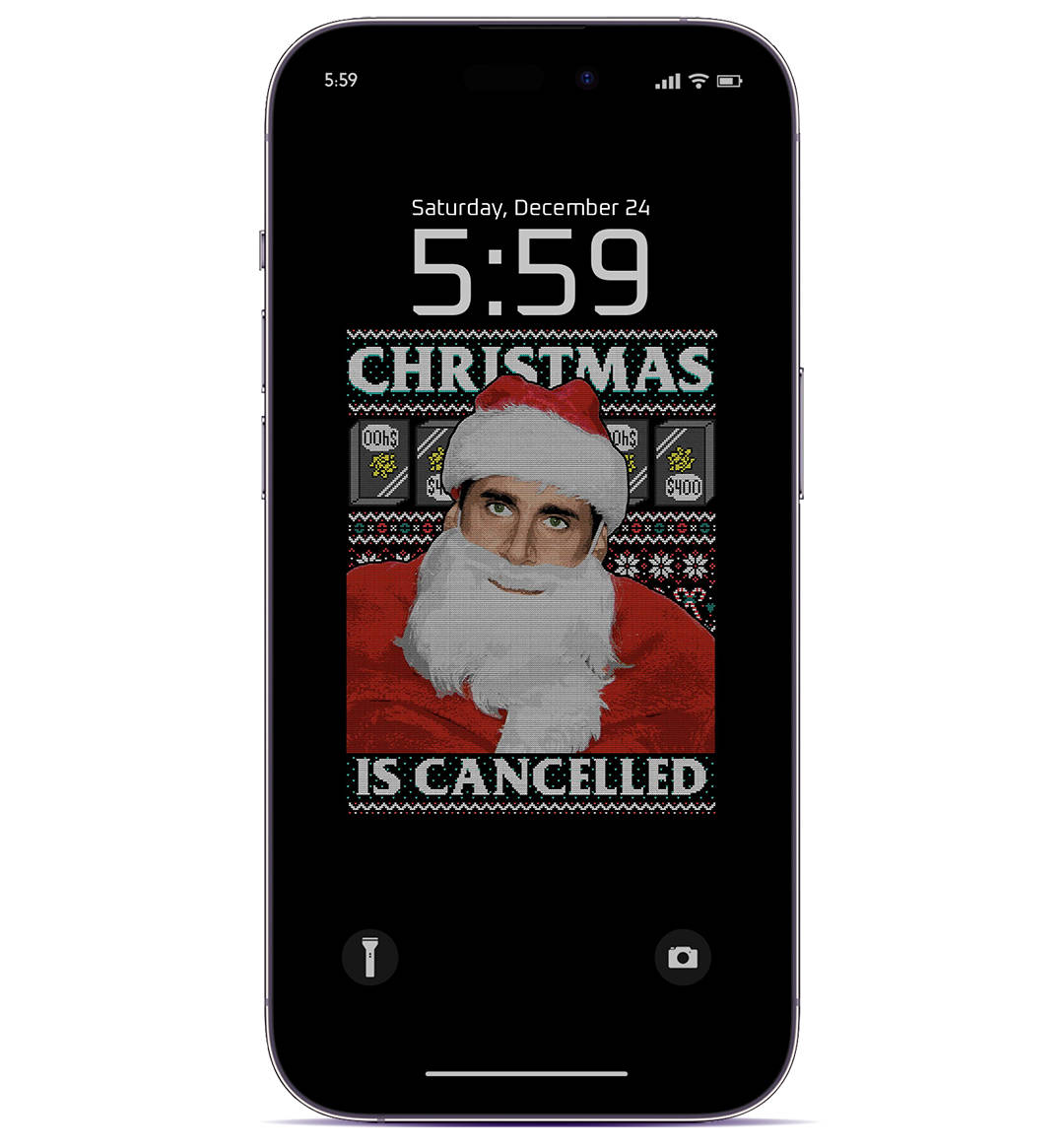Preppy Noel Telefon Ekranı Duvar Kağıdı