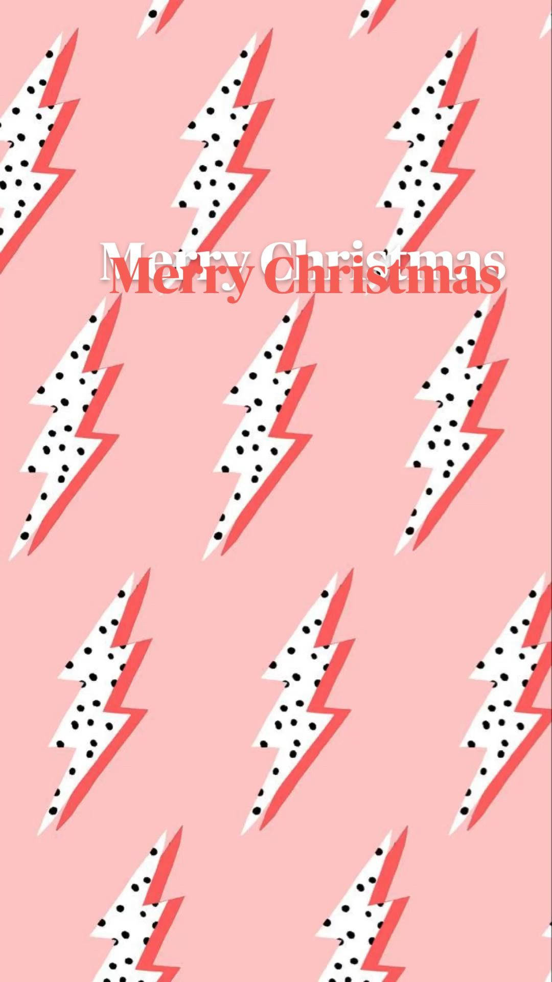 Preppy Noel Yıldırım Deseni Duvar Kağıdı