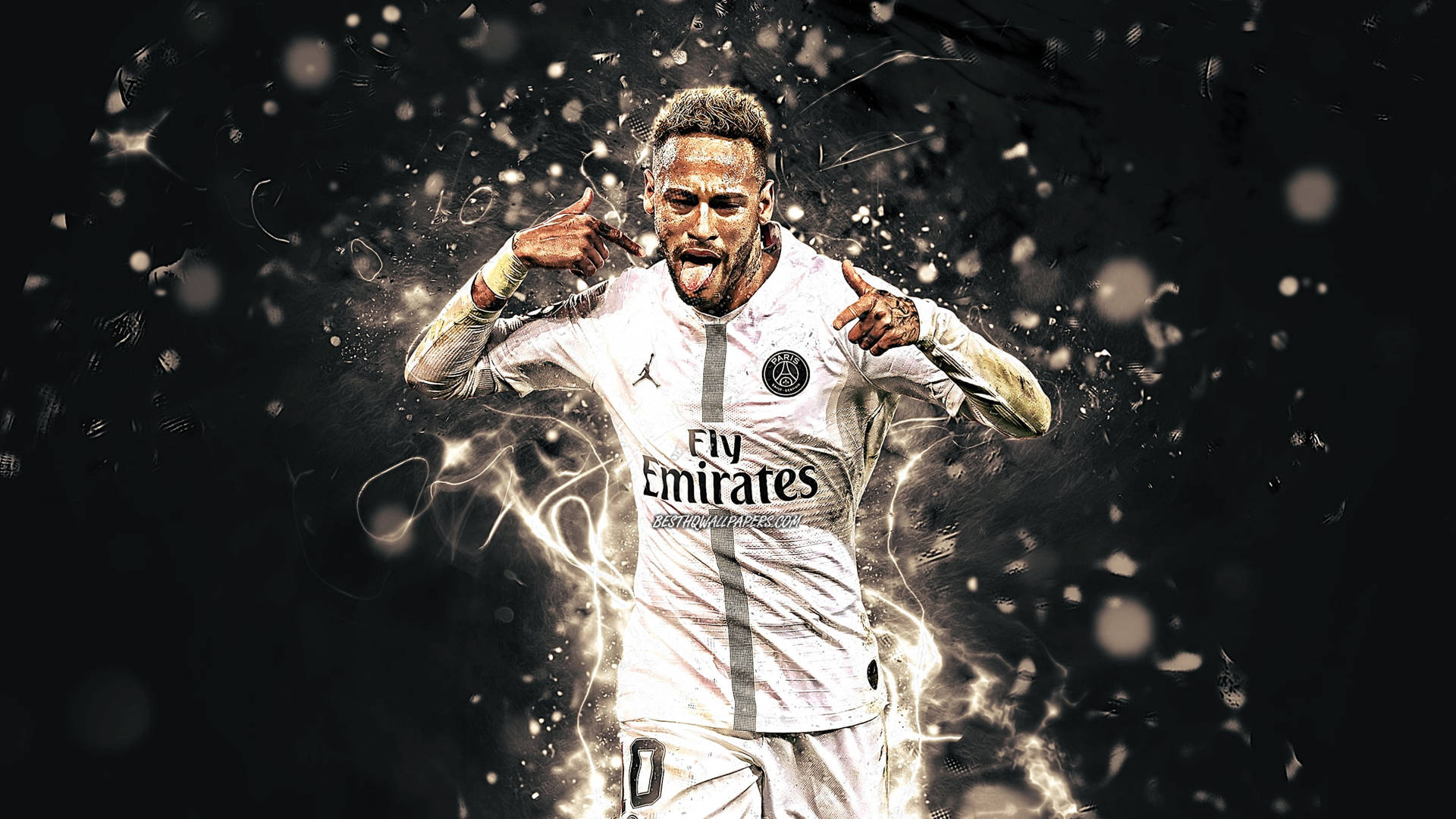 Profesyonel Sporcu Neymar 4K Düzenlemesi Duvar Kağıdı