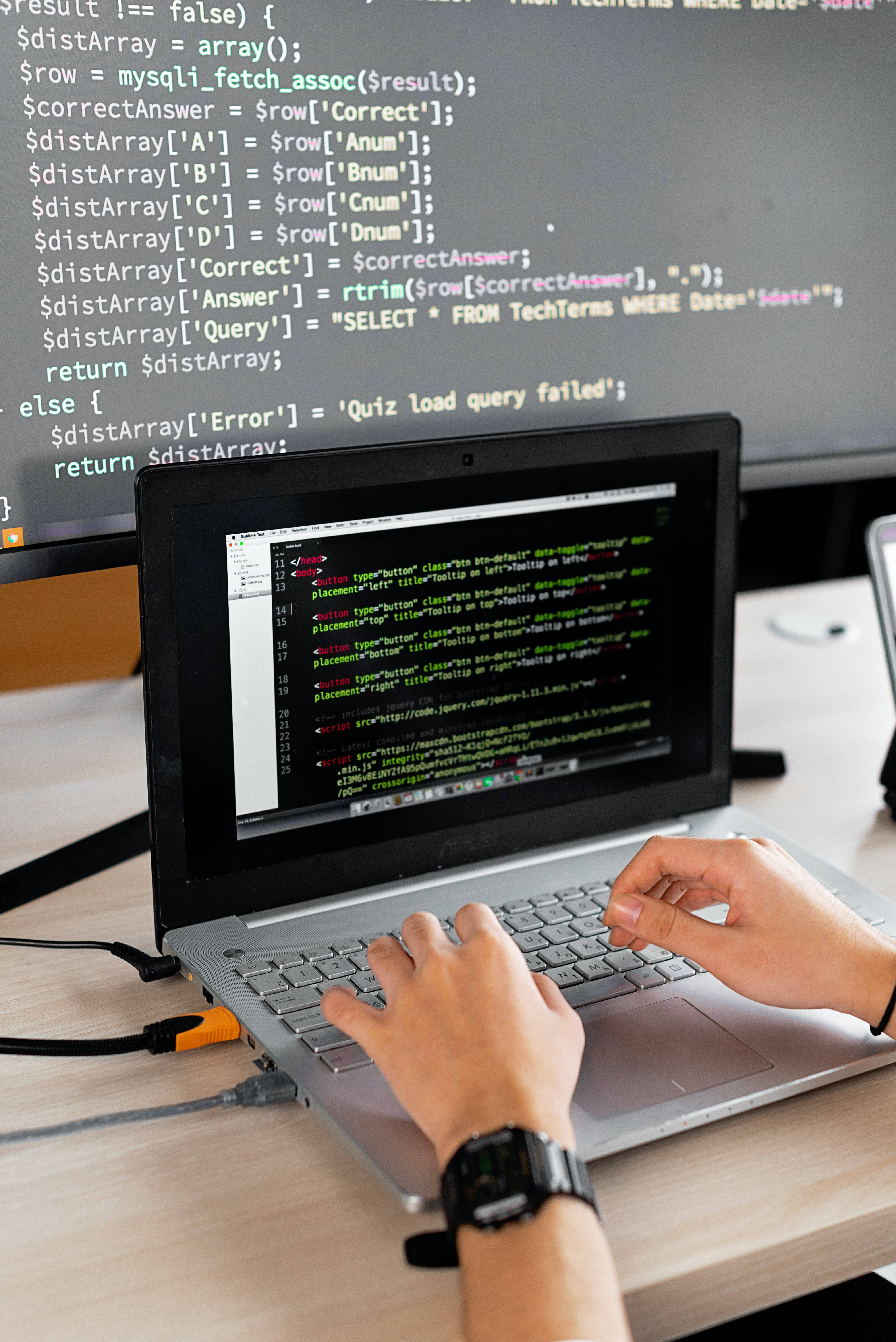 Programcının Bilgisayar Ekranı Duvar Kağıdı