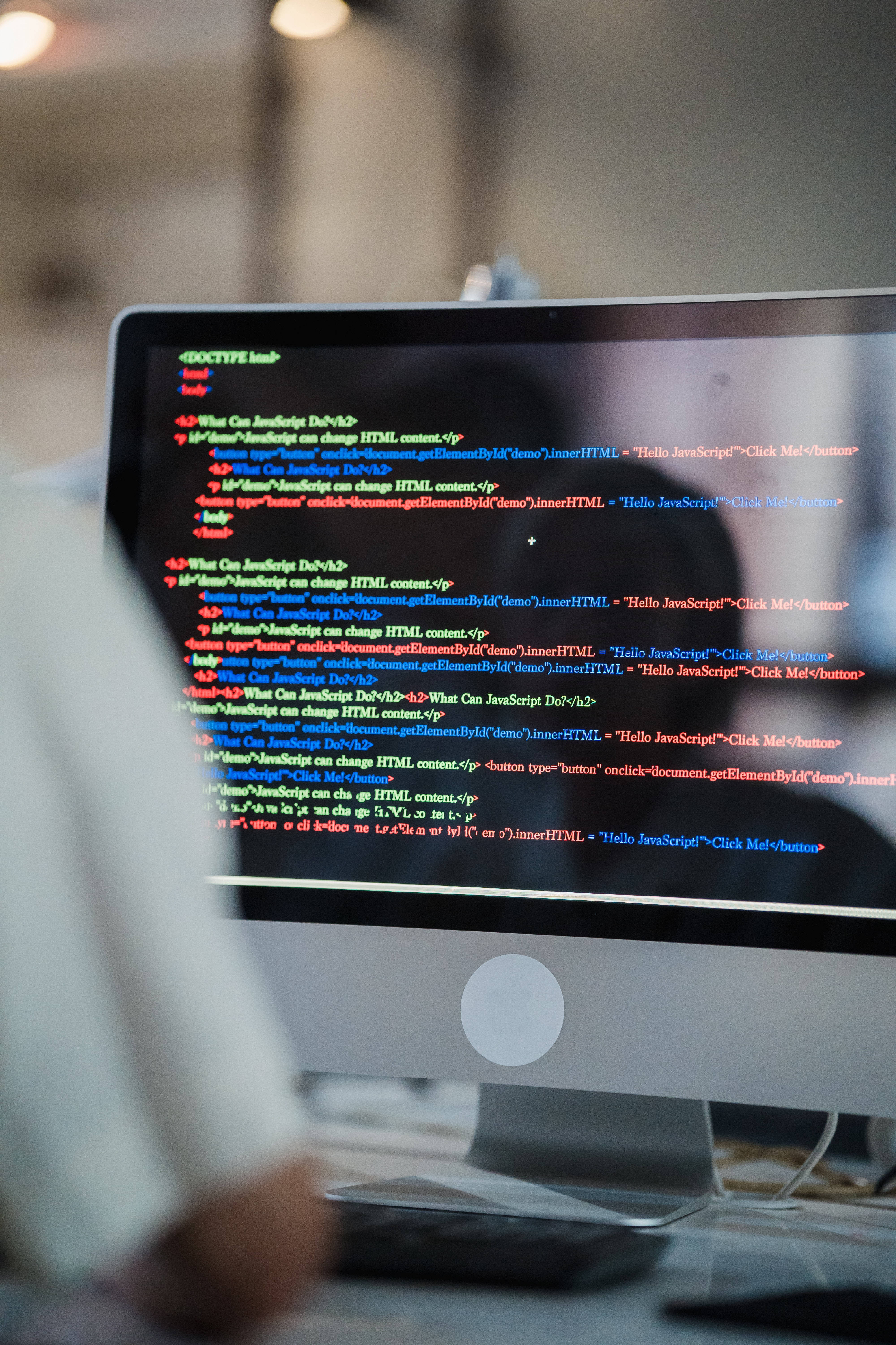 Programcının Mac Bilgisayar Ekranı Duvar Kağıdı