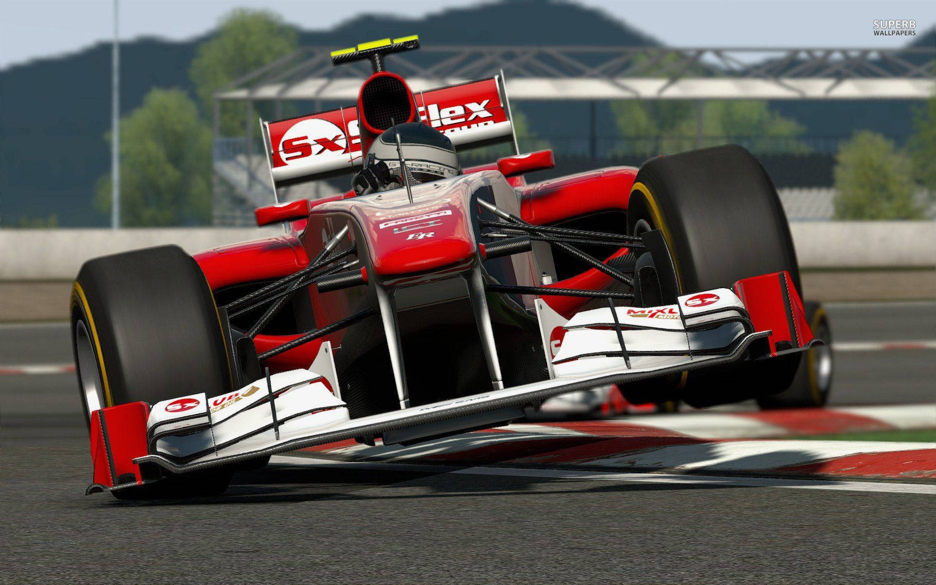 Project Cars 4K Kırmızı F1 Duvar Kağıdı