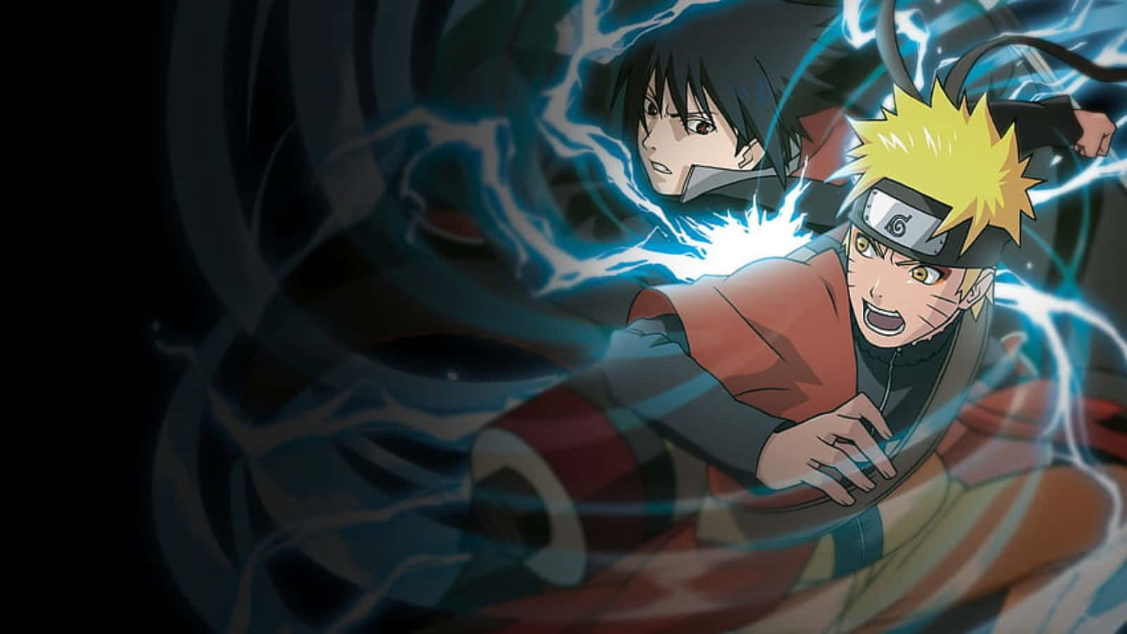 PS4 Naruto Sasuke ve Naruto Takım Çalışması Duvar Kağıdı