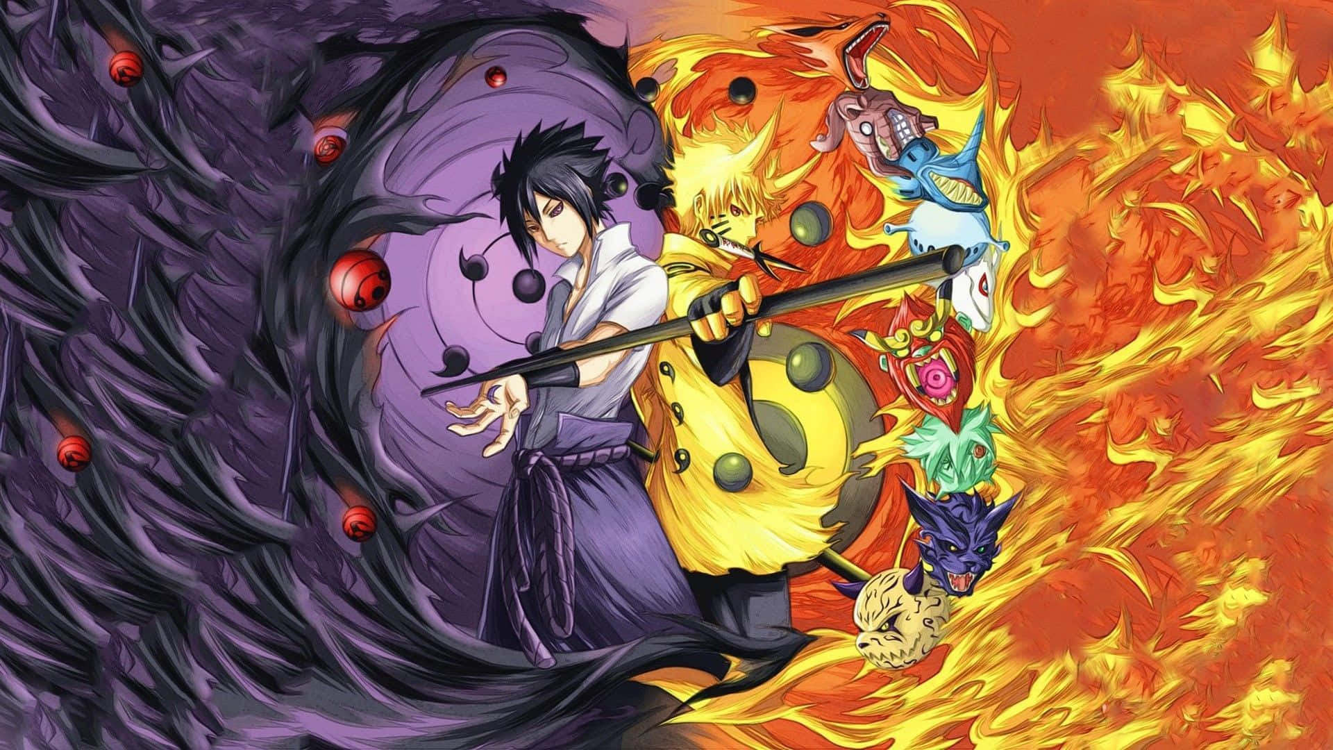 PS4 Naruto Video Oyununun Ana Karakterleri Duvar Kağıdı
