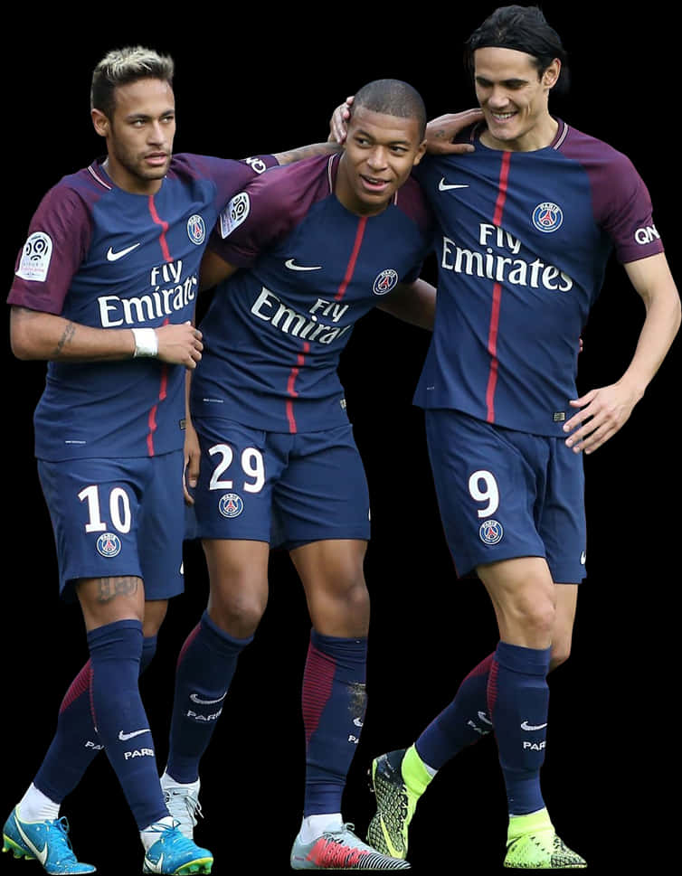 PSG Üçlüsü Kutlama Duvar Kağıdı