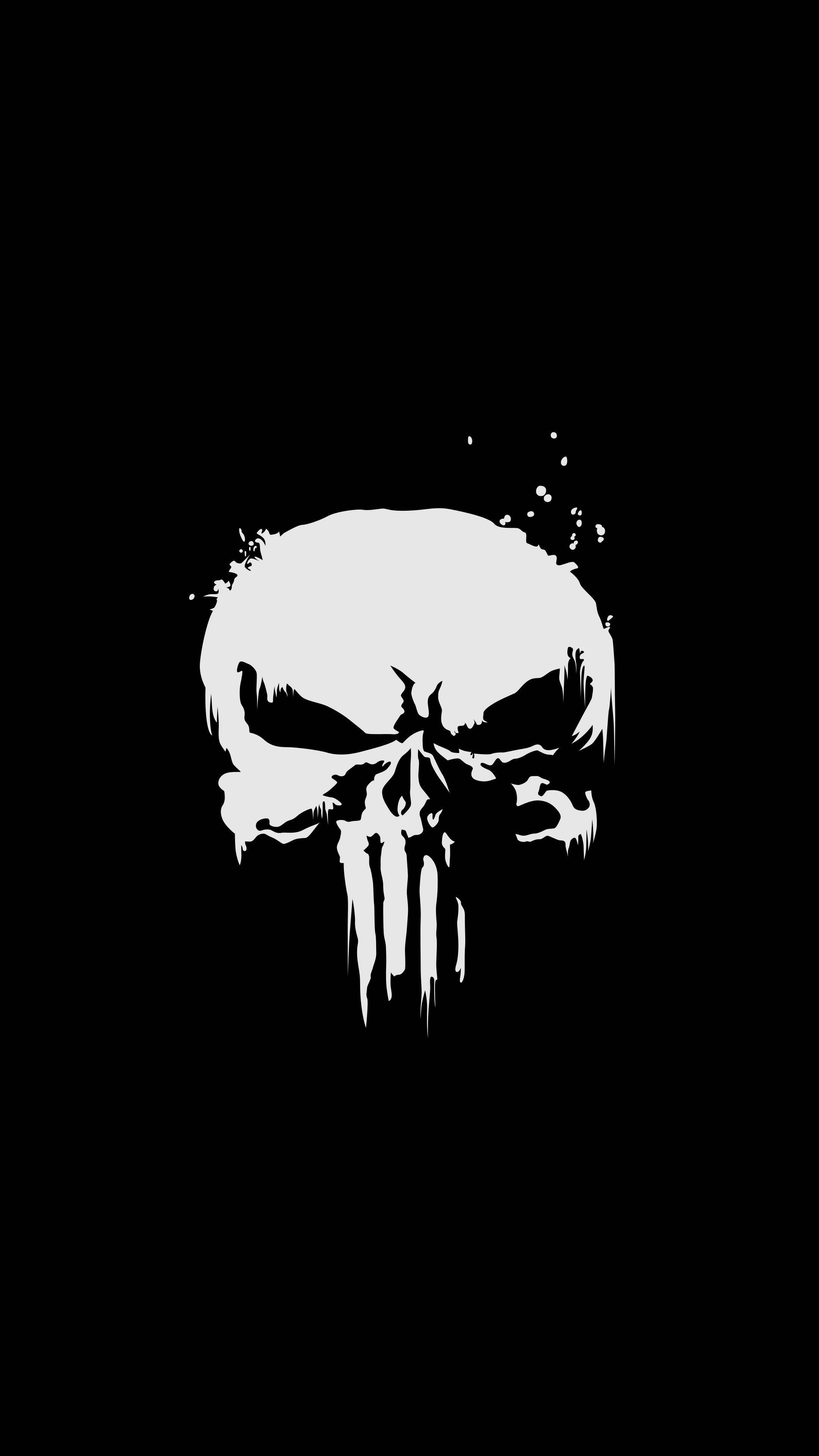 Punisher 4K Ultra HD Karanlık Telefon Duvar Kağıdı
