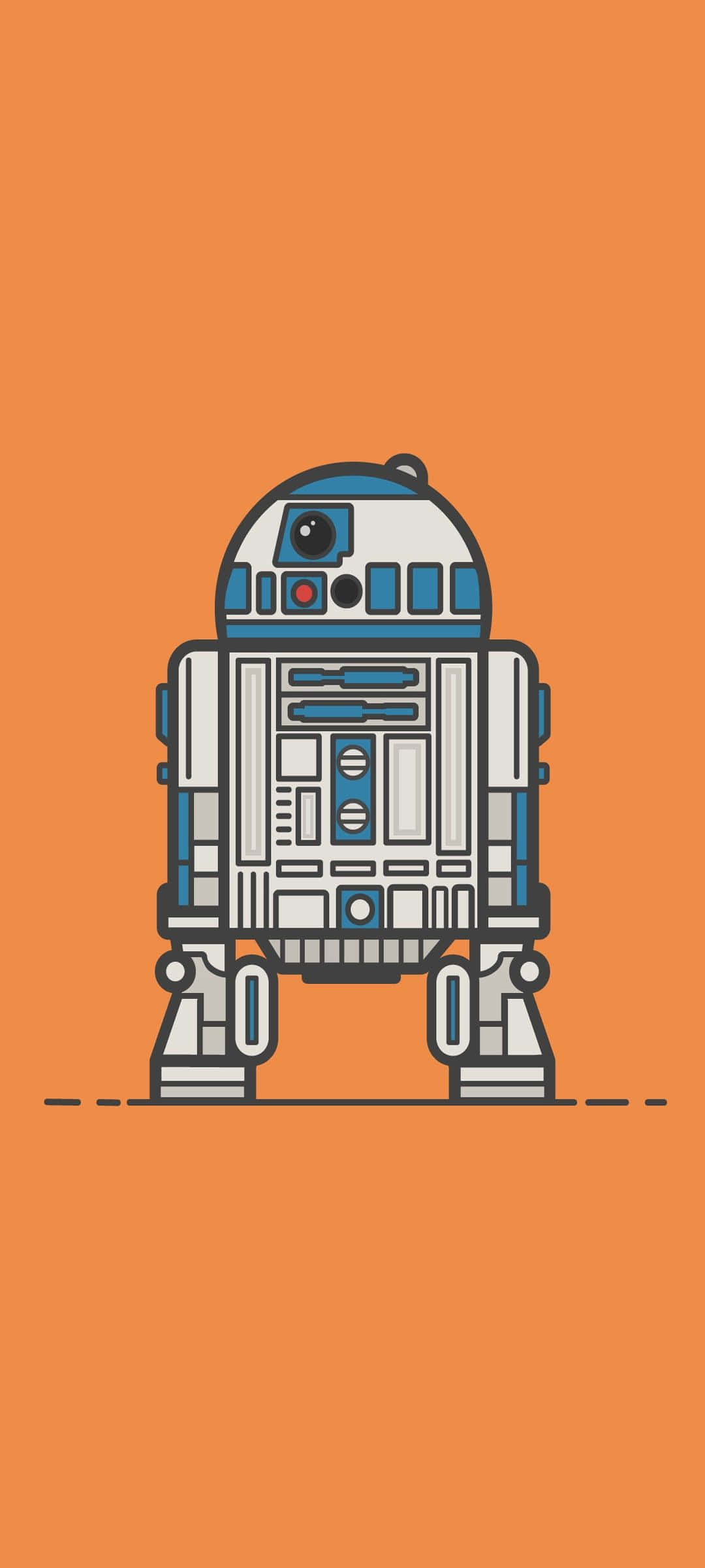 R2D2, Star Wars ününün ikonik droidi Duvar Kağıdı