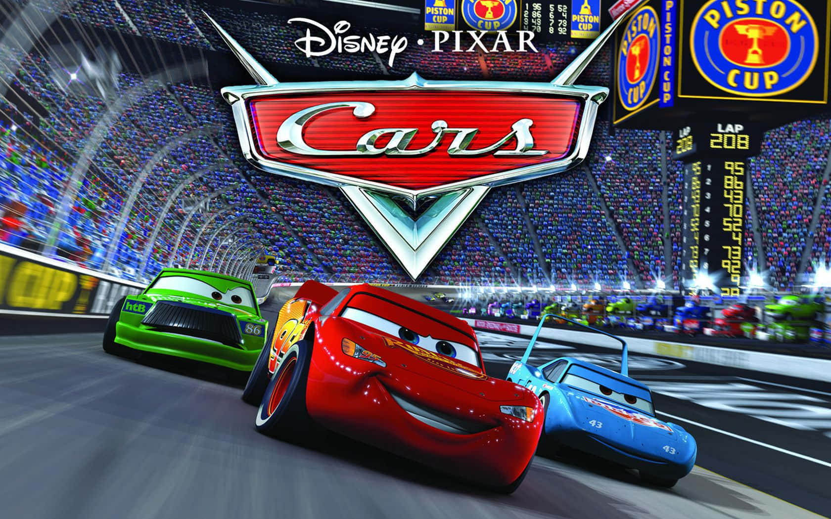 Radiator Springs'e Hoş Geldiniz - Lightning McQueen'in Evi! Duvar Kağıdı
