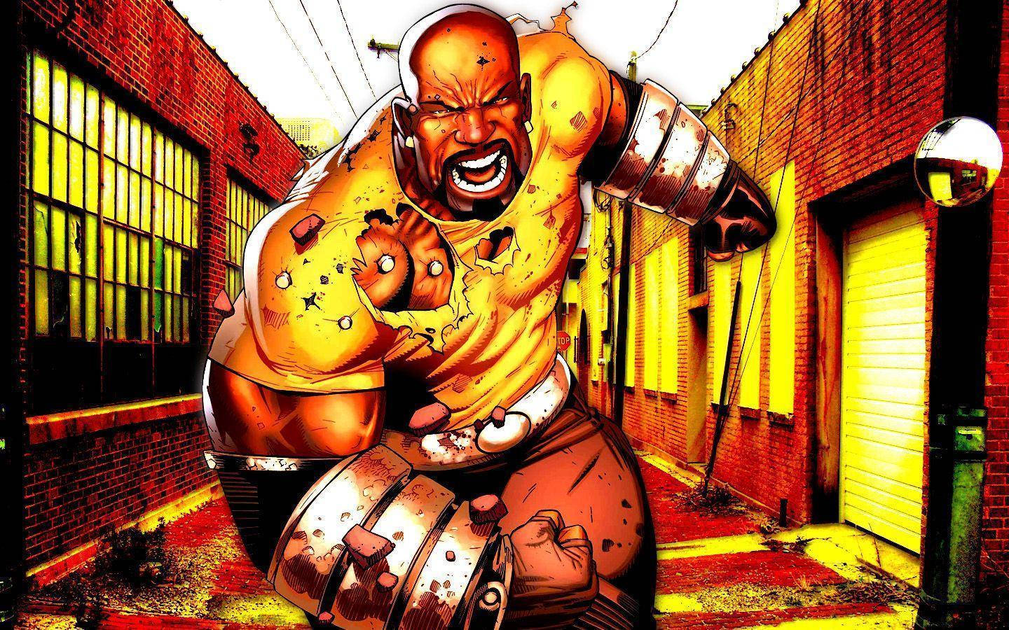Radikal Siyah Süper Kahraman Luke Cage Duvar Kağıdı
