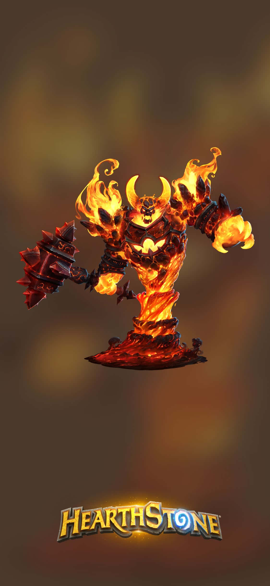 Ragnaros the Firelord iPhone XS Hearthstone Arka Planı Duvar Kağıdı