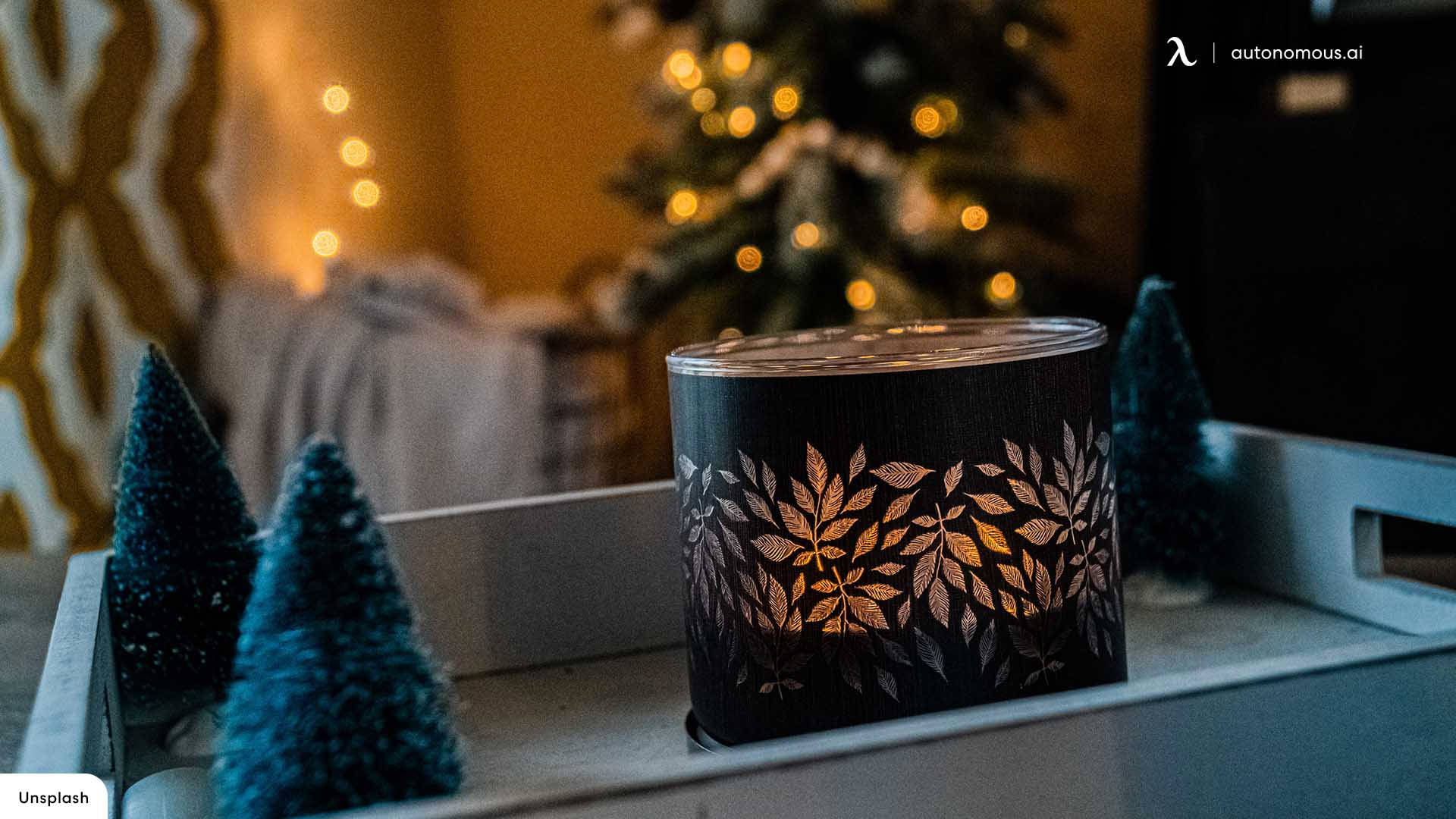 Rahatlatici Noel Mumu Estetigi Duvar Kağıdı