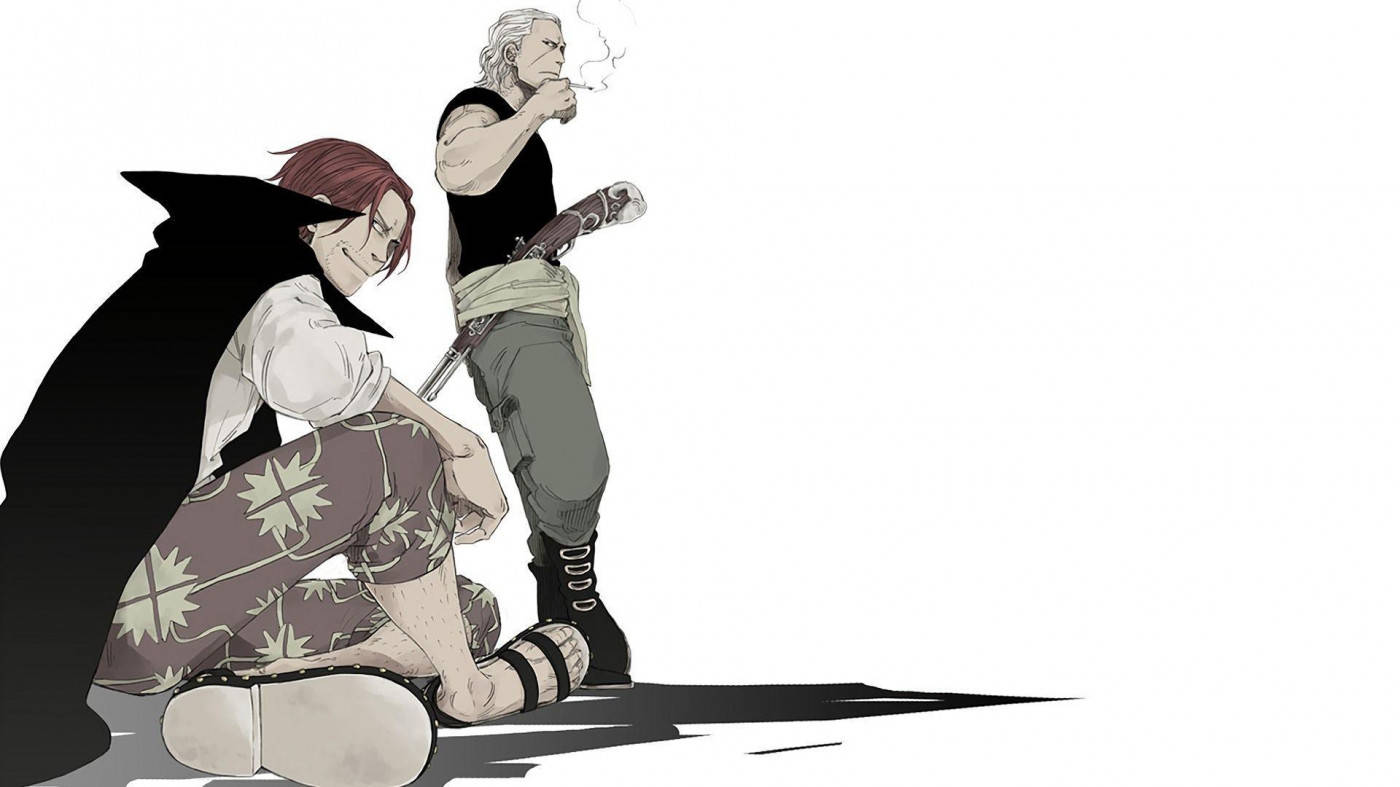 Rahatlayan Beckman ve Shanks One Piece Duvar Kağıdı