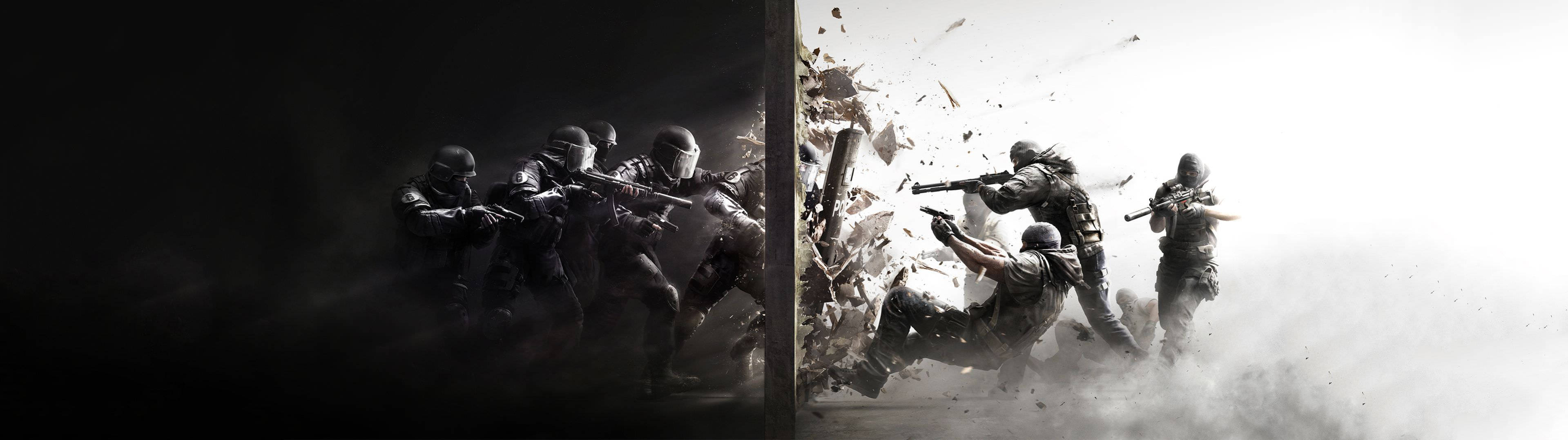 Rainbow Six Siege'i İki Ekranda Çarpıcı Detaylarla Deneyimleyin Duvar Kağıdı