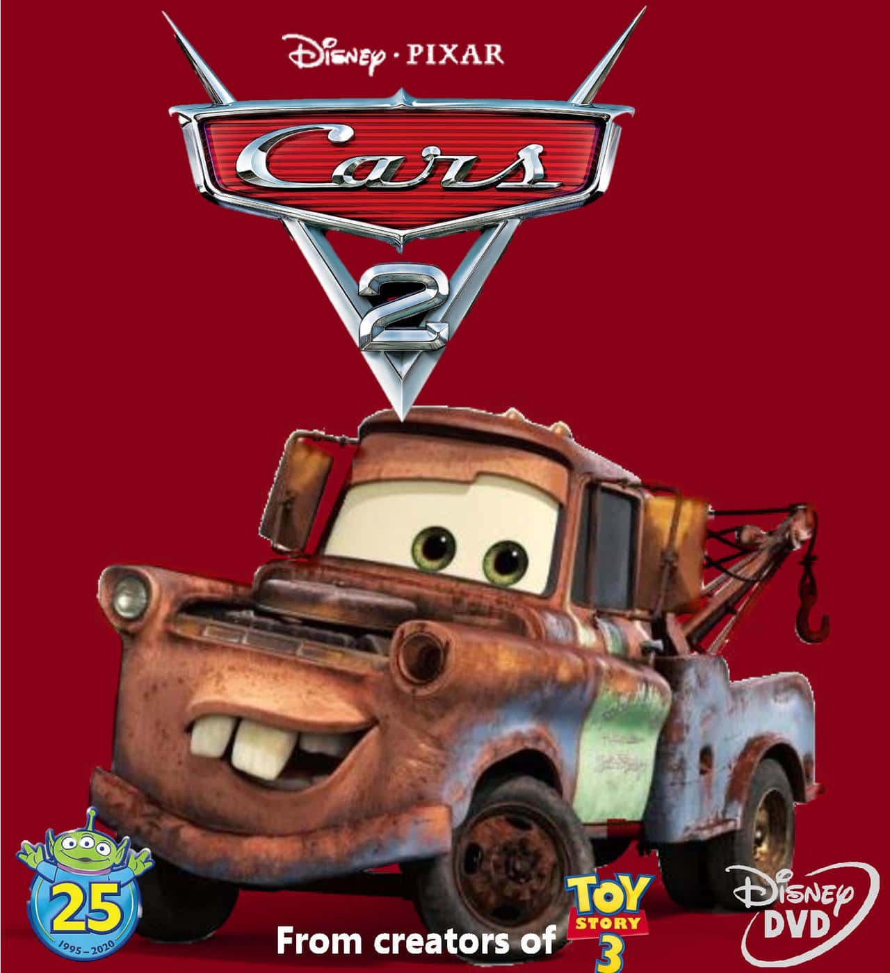 Rakip kardeşler Lightning McQueen ve Mater güçlerini birleştiriyor. Duvar Kağıdı