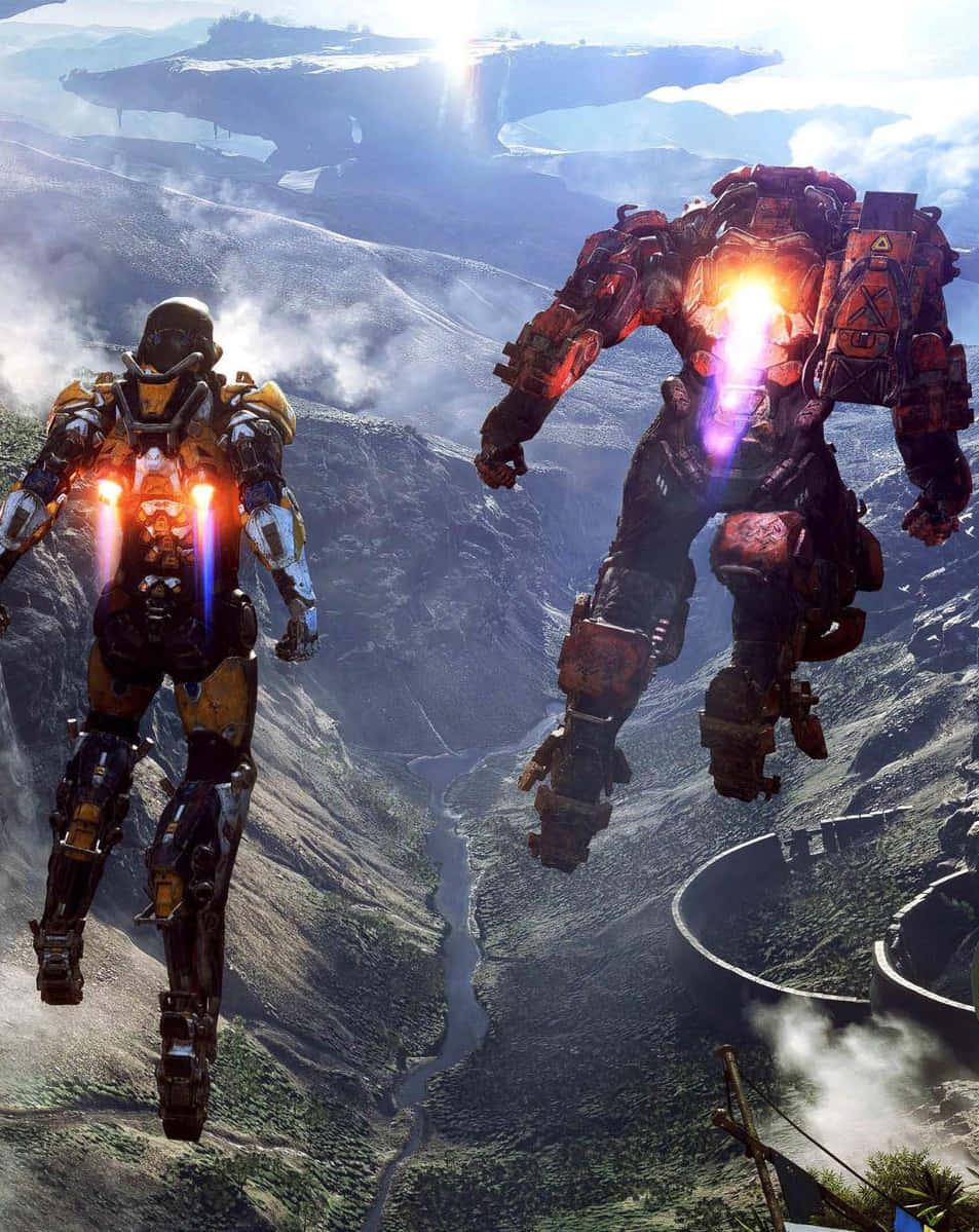 Ranger ve Colossus Pixel 3 Anthem Arka Planı Duvar Kağıdı