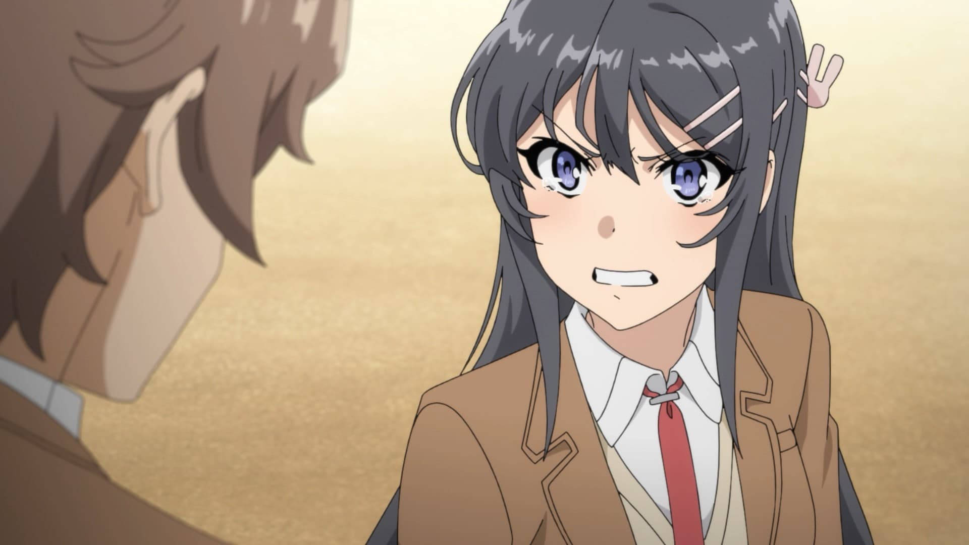 Rascal Does Not Dream Of Bunny Girl Senpai Kızgın Mai Duvar Kağıdı