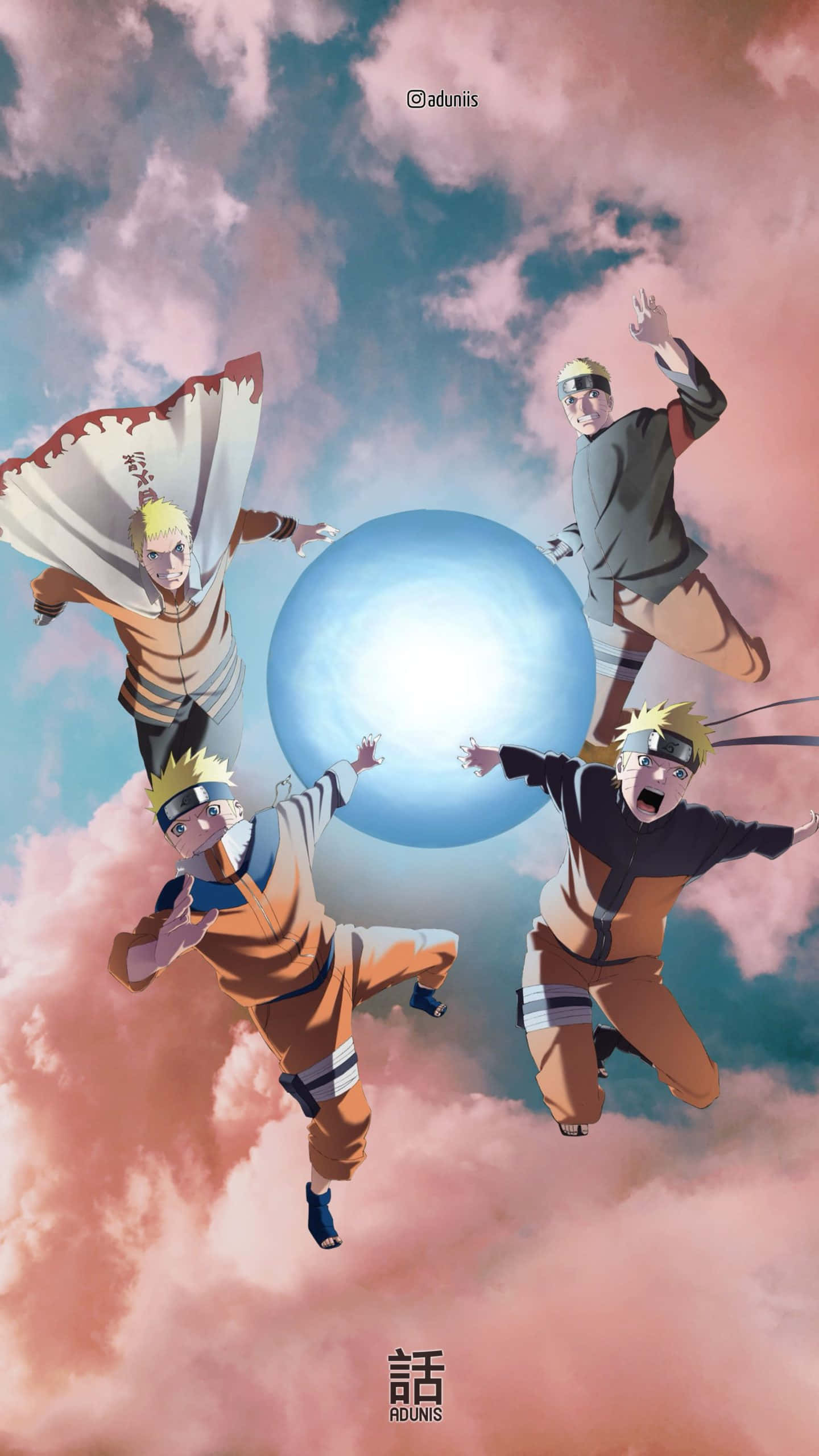 Rasengan Naruto Estetik Telefon Duvar Kağıdı