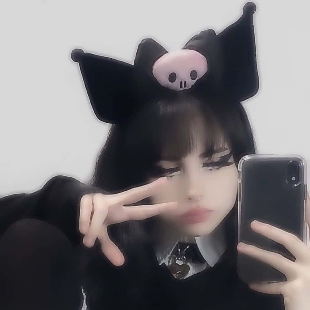 Rastgele Kuromi Kız Profil Fotoğrafı Duvar Kağıdı