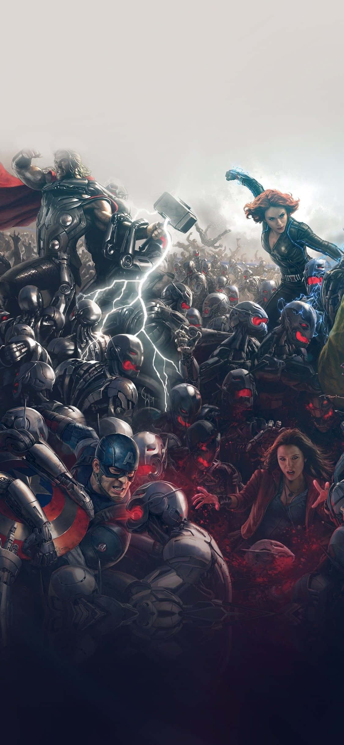 Reach the Ultimate Power Level with the iPhone Xs Marvel's Avengers Duvar Kağıdı